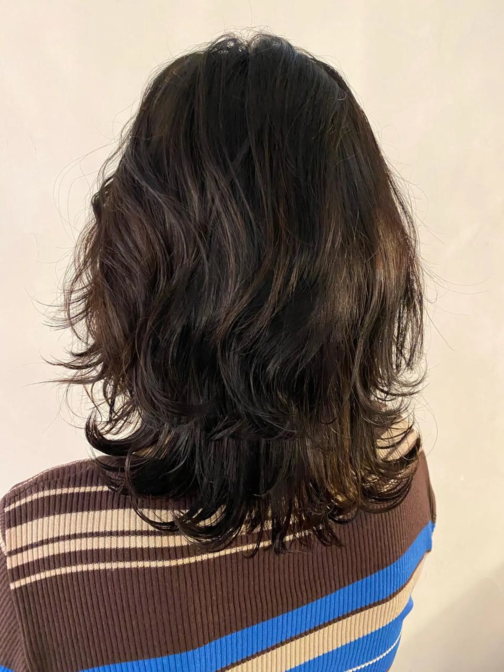 ミディアム レイヤーカット カット ヘアカラー トリートメント 田上 (たのうえ)のヘアスタイル