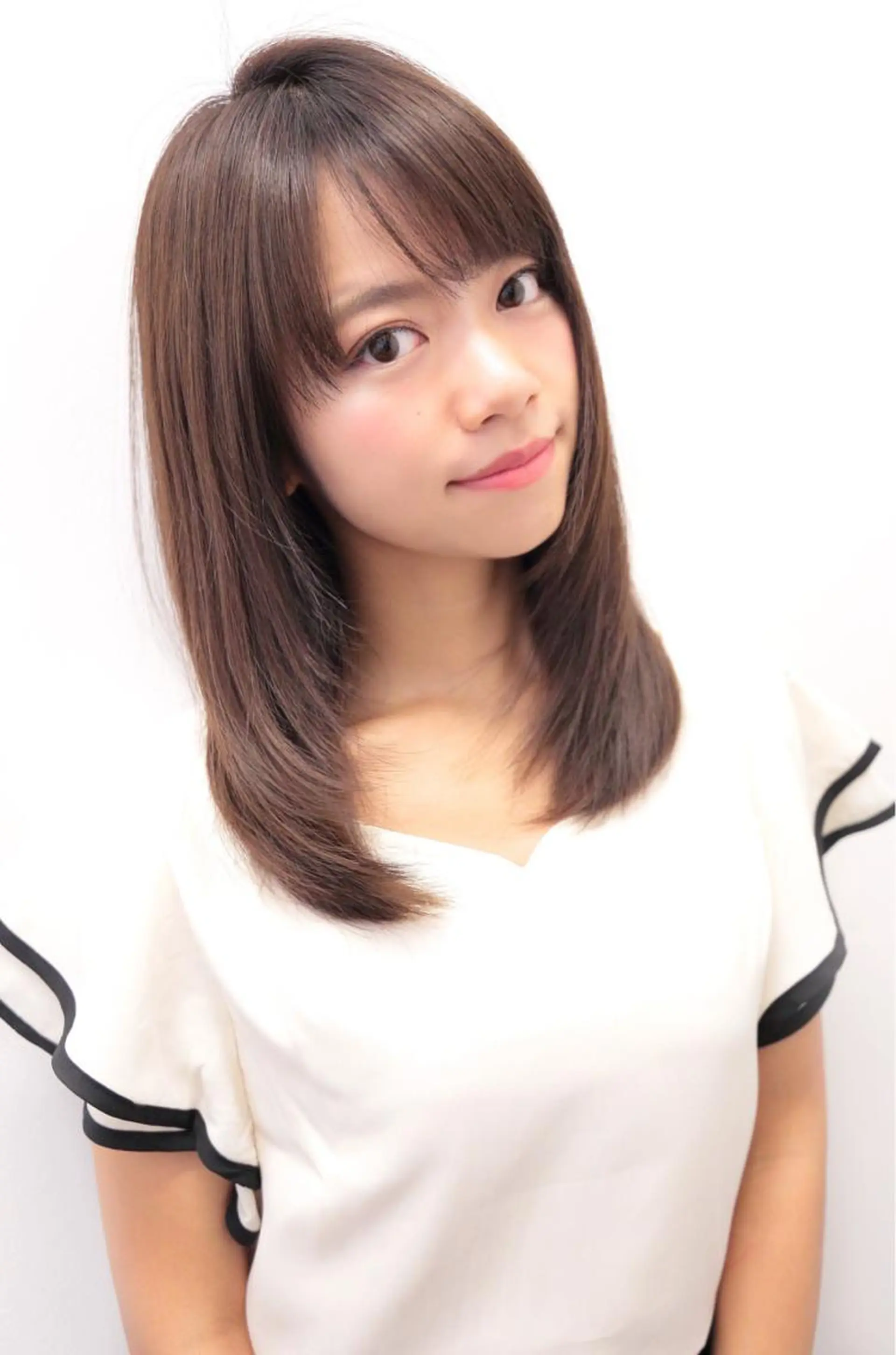 ミディアム カラー パーマ 髪質改善/縮毛矯正/ ボブ/店長/槌矢圭悟のヘアスタイル