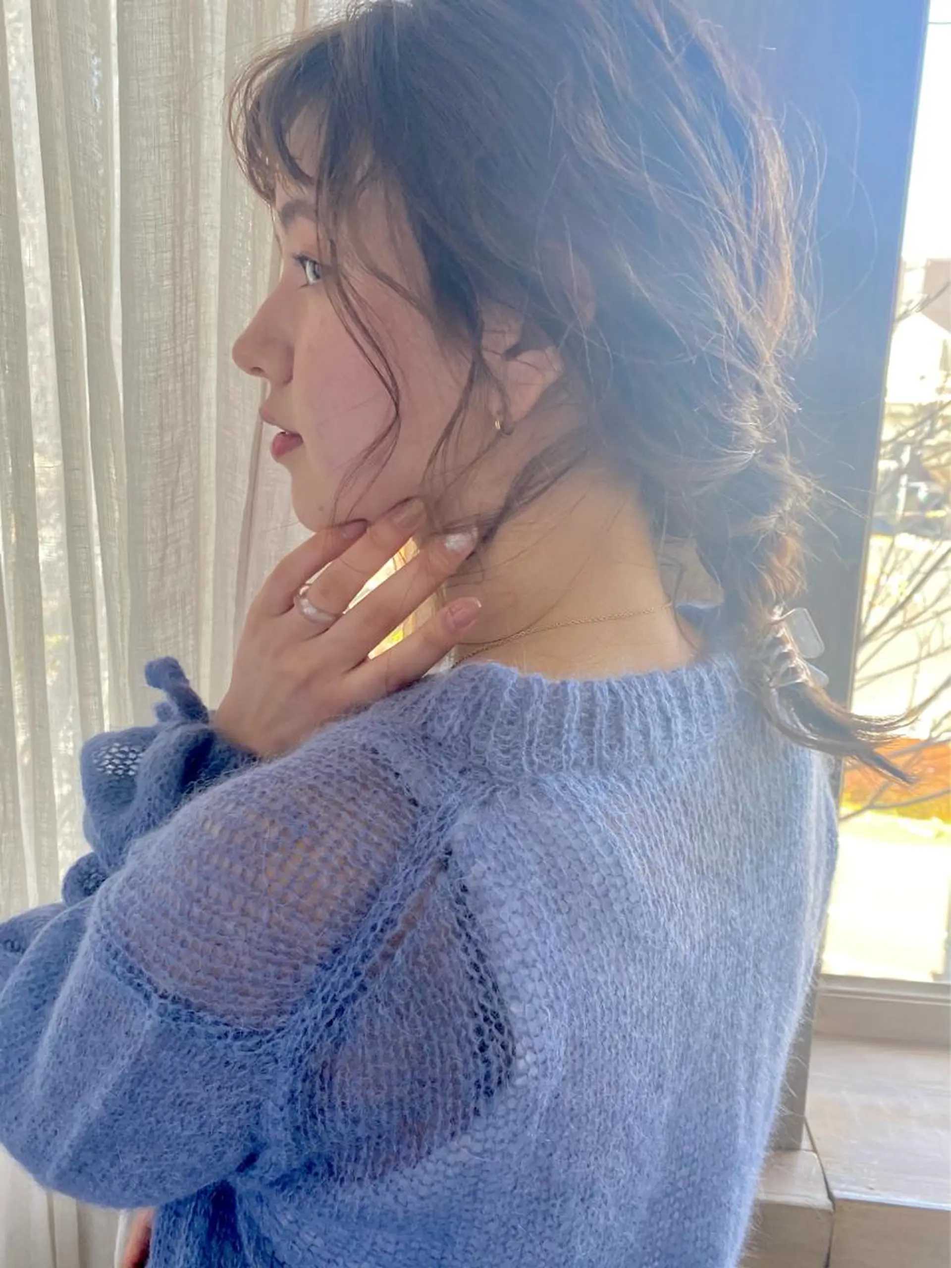 ミディアム ヘアアレンジ さかい なつみのヘアスタイル