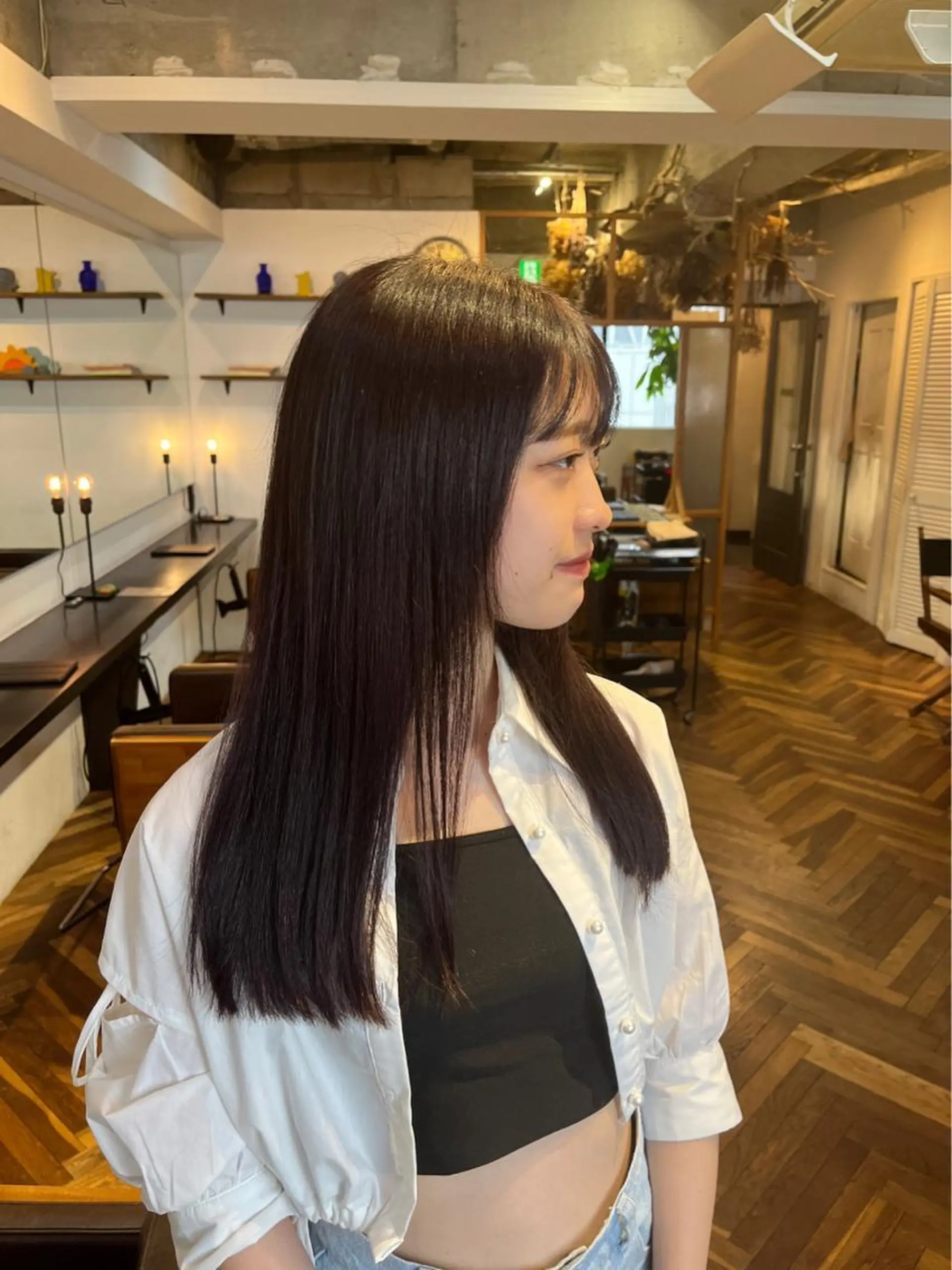 ロング カラー HOMIE TOKYO所属・sora / 渋谷 / ハイトーンのヘアスタイル