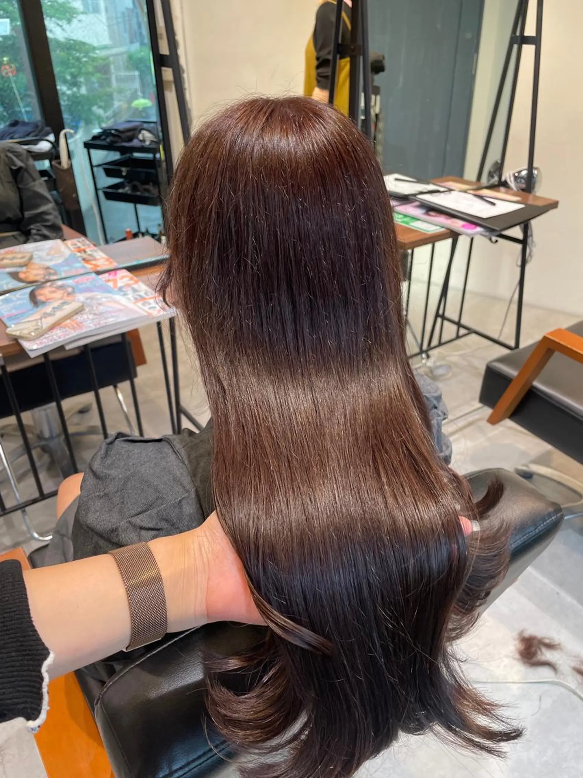 ロング SALOWIN渋谷caldo店B1所属・岐津公太 メンズ縮毛矯正のプロのヘアスタイル