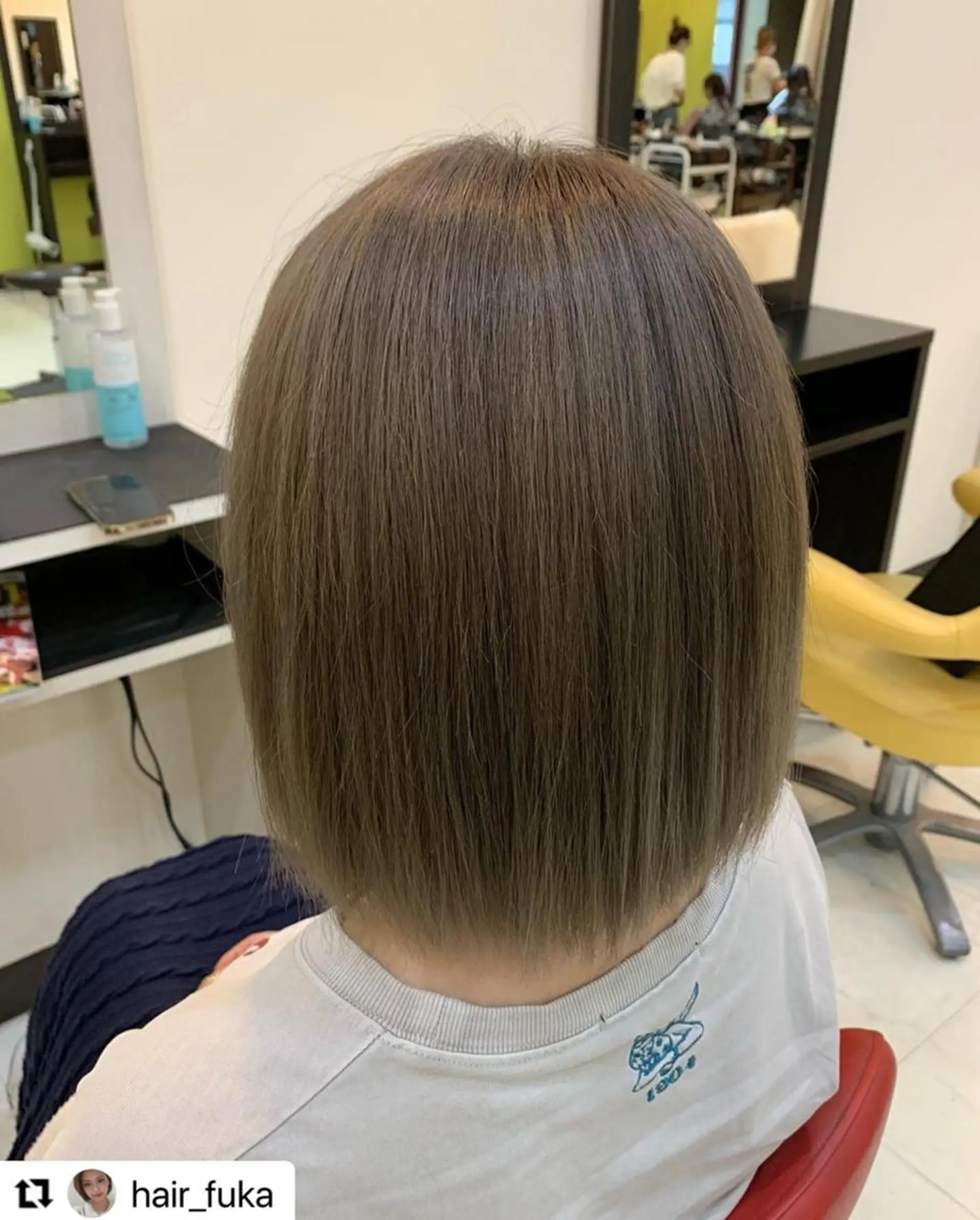 ミディアム カラー メンズ ベージュカラー 🩷Eny terrace🩷のヘアスタイル