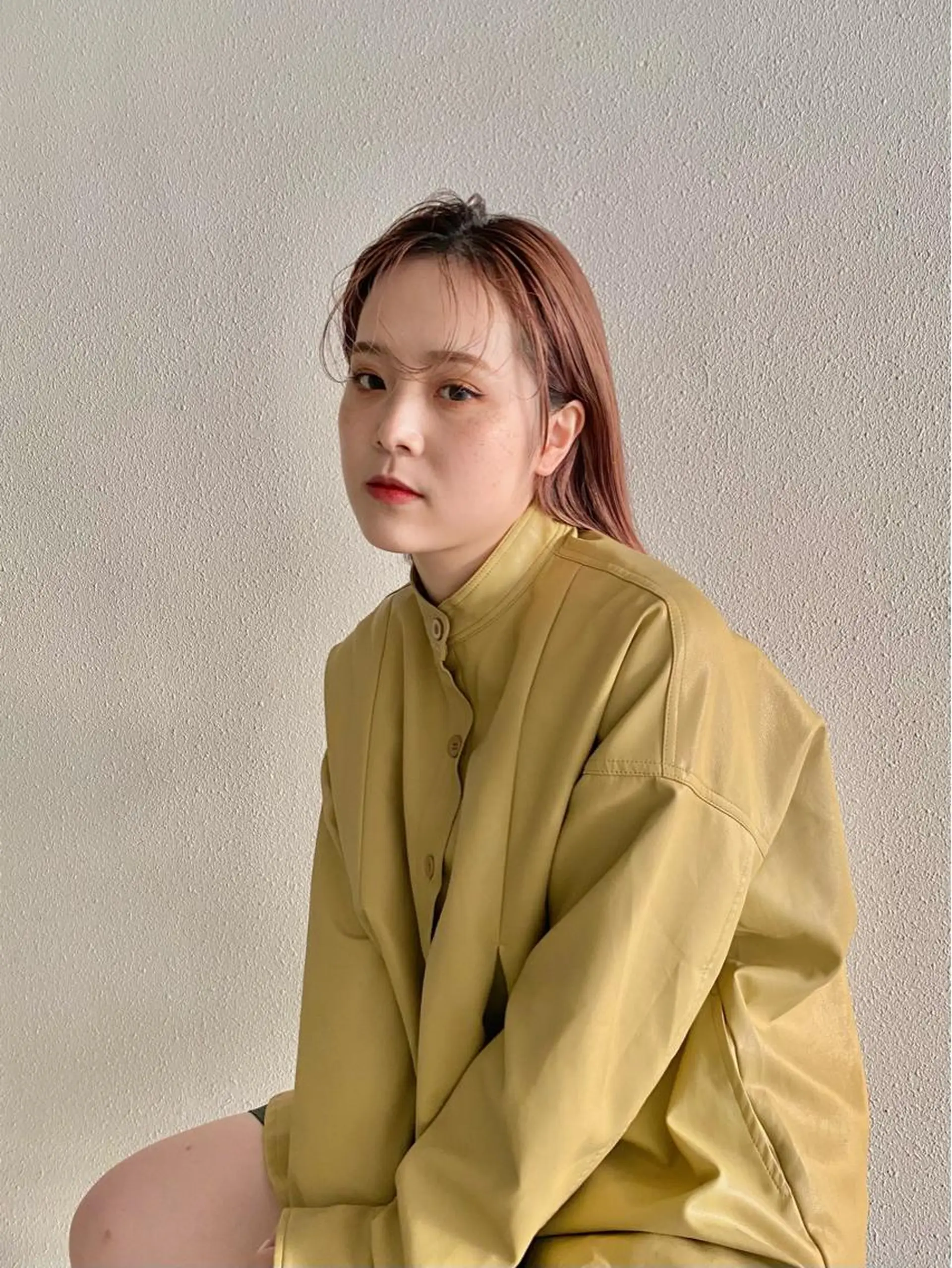 ロング カラー ヘアカラー ツガミ リナのヘアスタイル