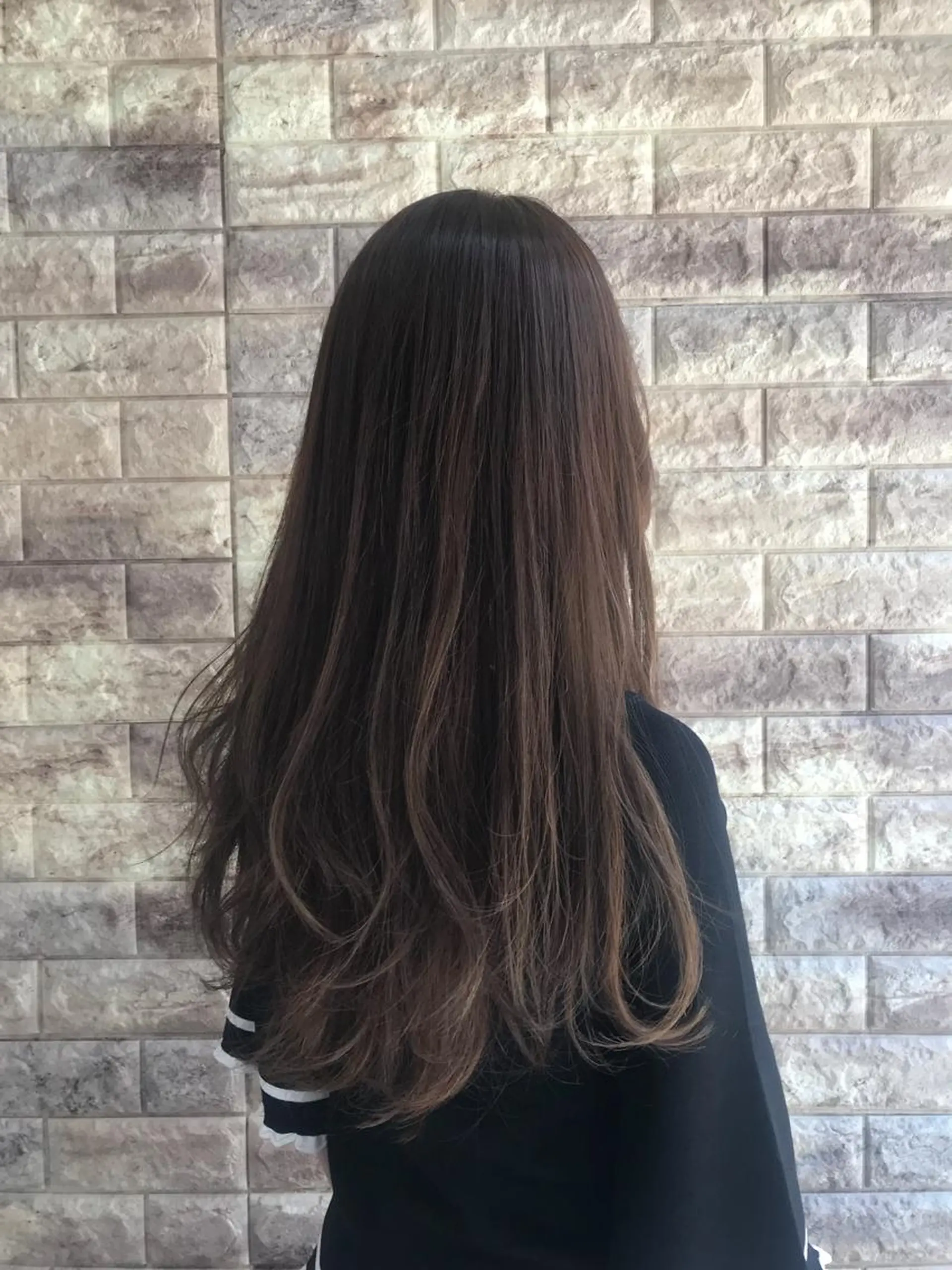 ロング カラー ブリーチ ハイライトカラー ハイライト FUKO Hip's eyesのマツエク・マツパデザイン