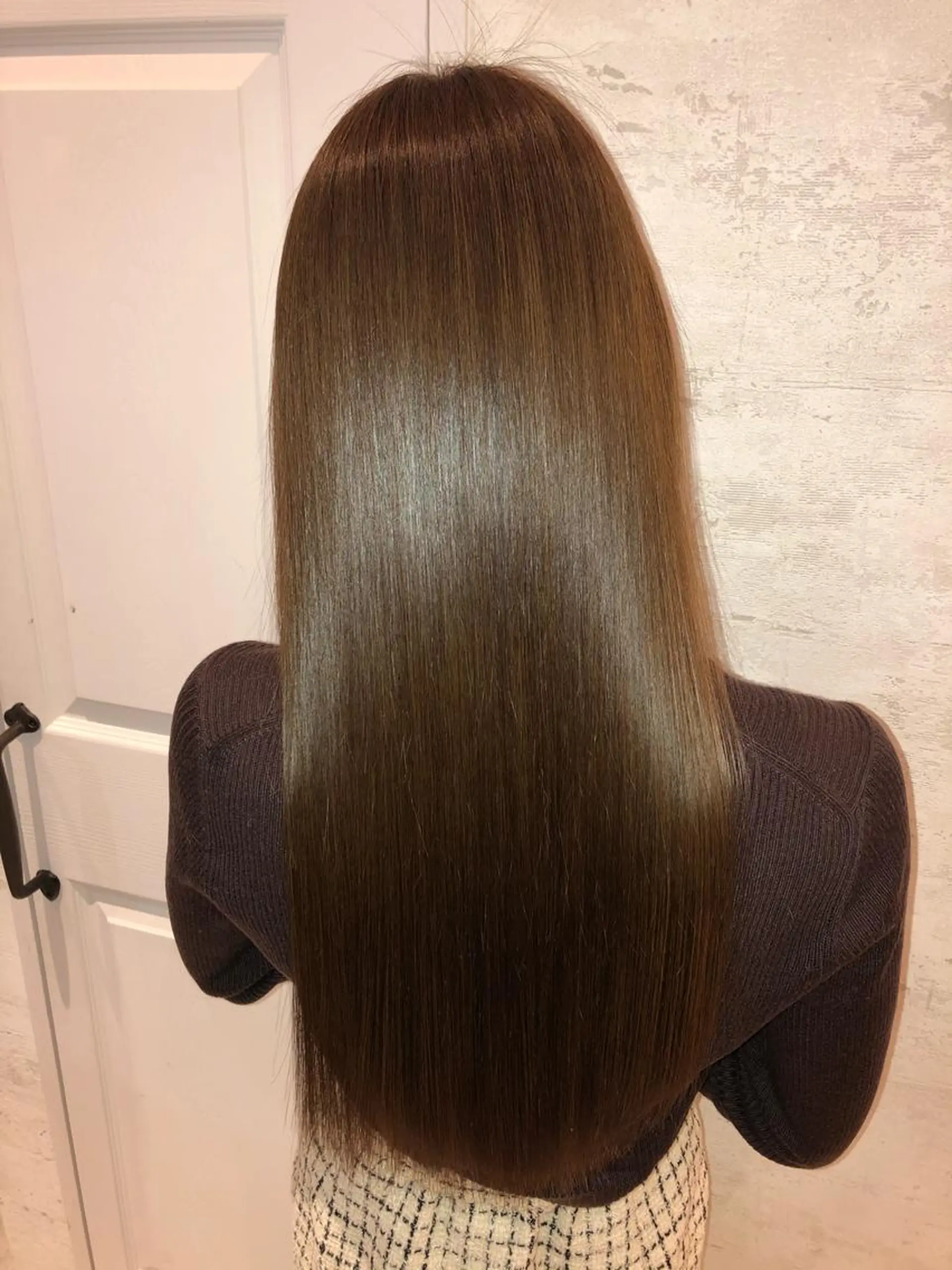 ミディアム トリートメント ヘアカラー トリートメント 代表山口ひな 髪質改善のプロのヘアスタイル