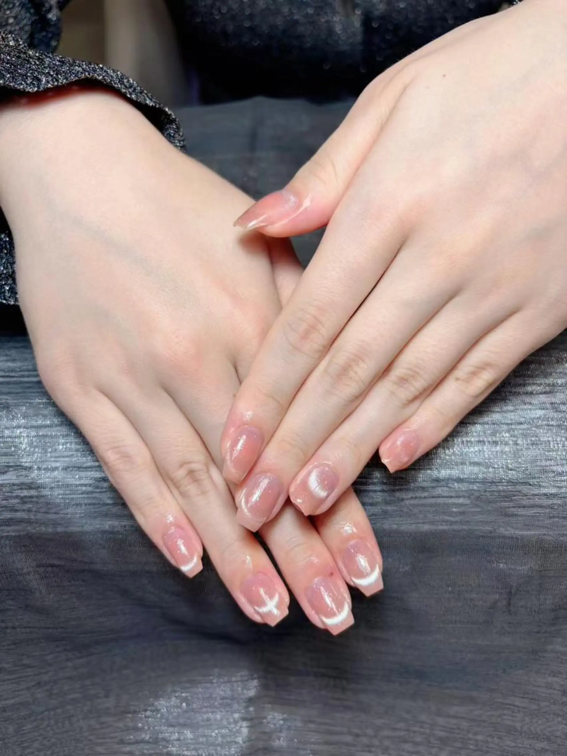 ネイル アートネイル 長さ出し ジェルネイル 韓国ネイル 持ち込み ハンドネイル ハンドケア Hana Bloom Nail💜Akiのネイルデザイン