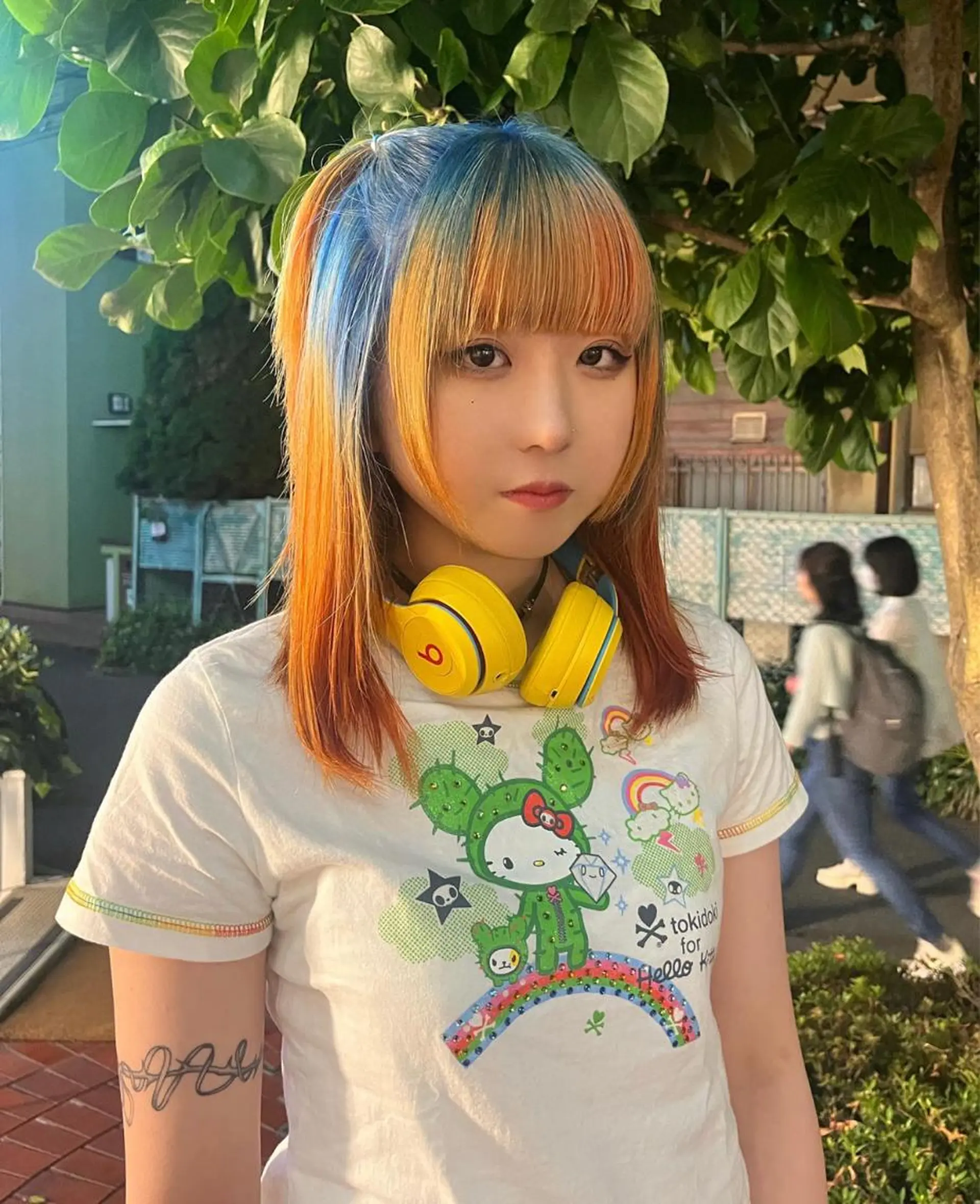 セミロング カラー @kyoniyy KYONIのヘアスタイル