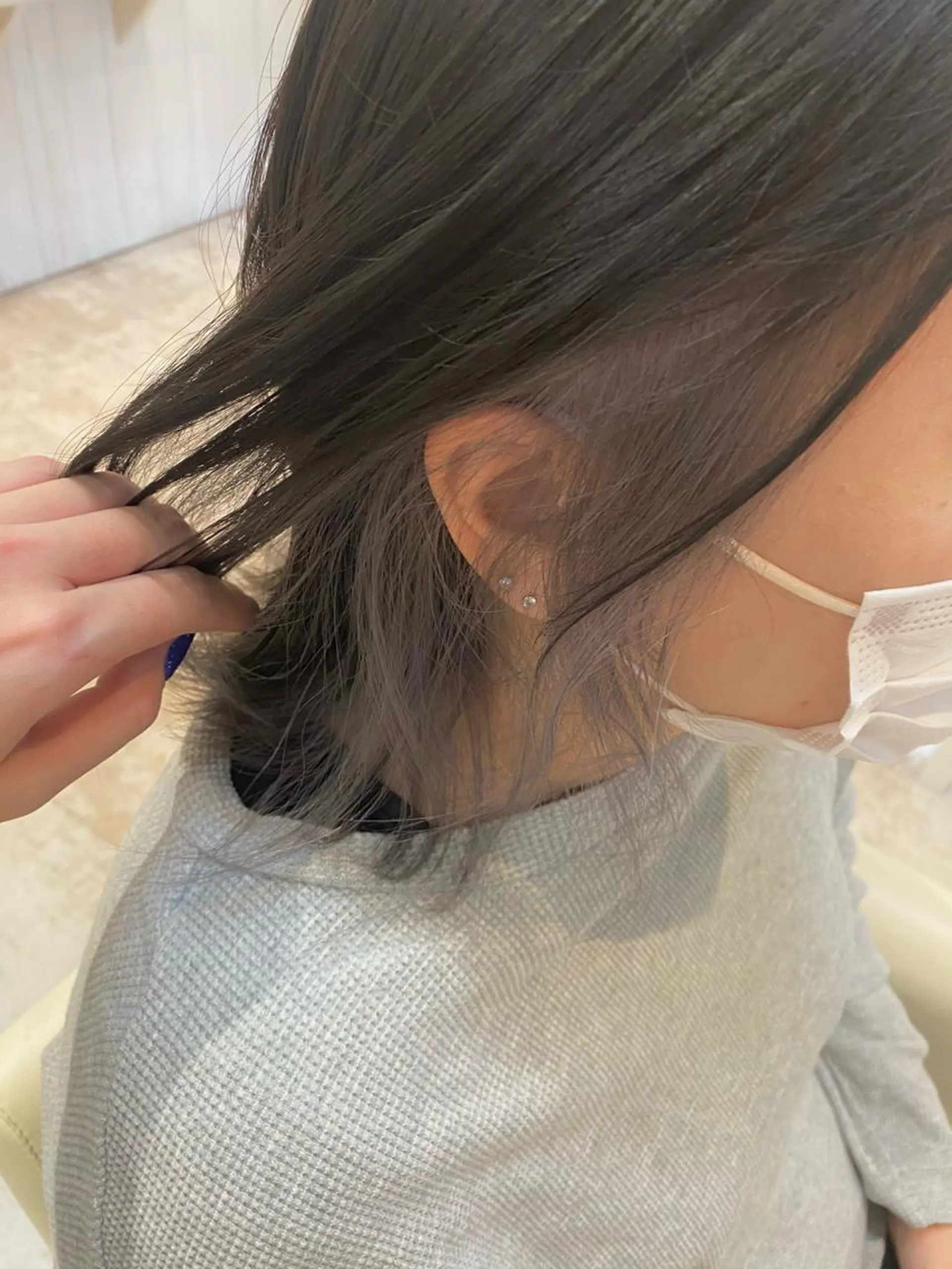 ミディアム カラー ヘアアレンジ Design Color🐰アユミのヘアスタイル