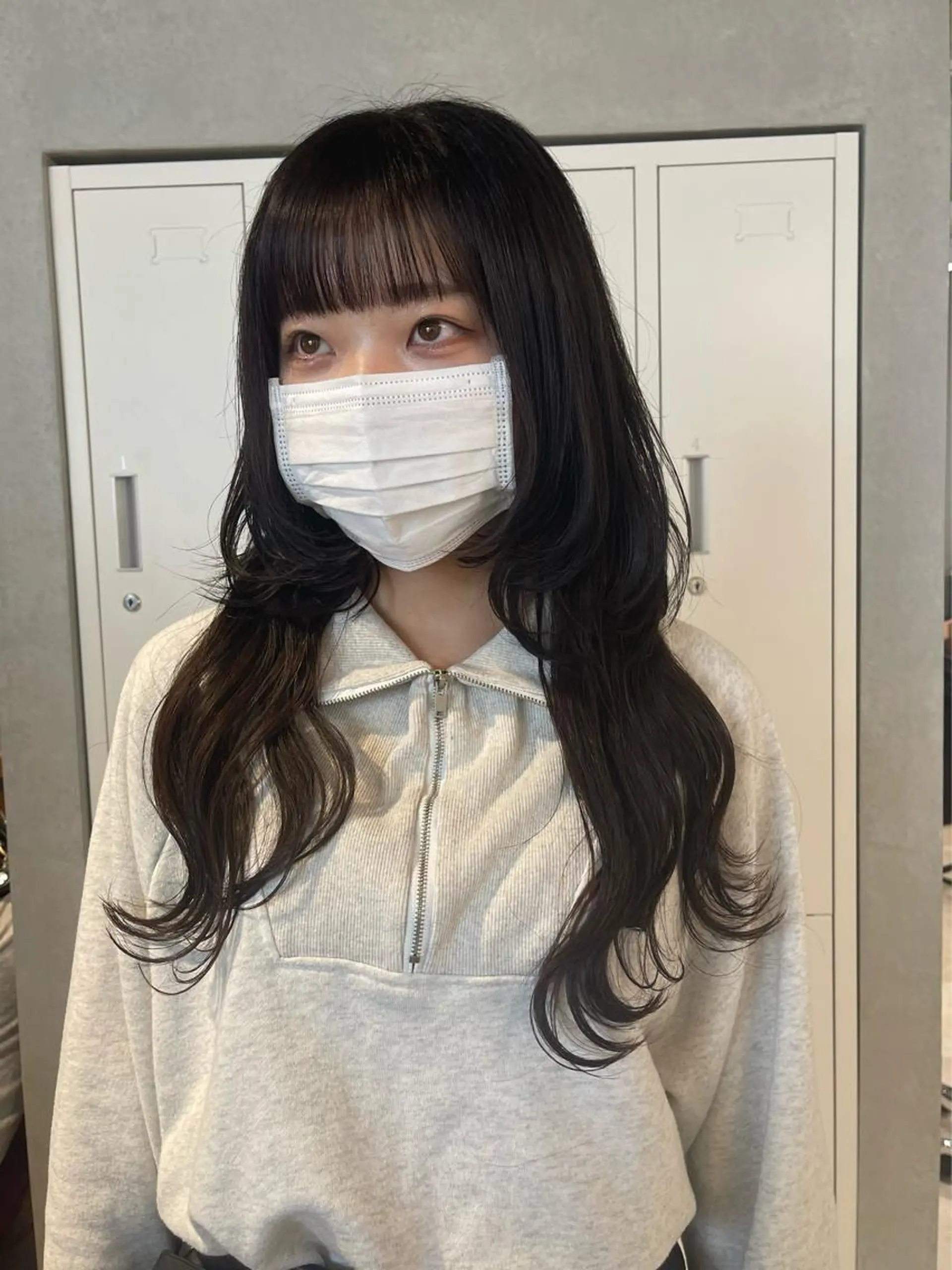 ロング カラー カット ヘアカラー トリートメント 店長　MANAMI ／ブリーチ／骨格ボブのヘアスタイル