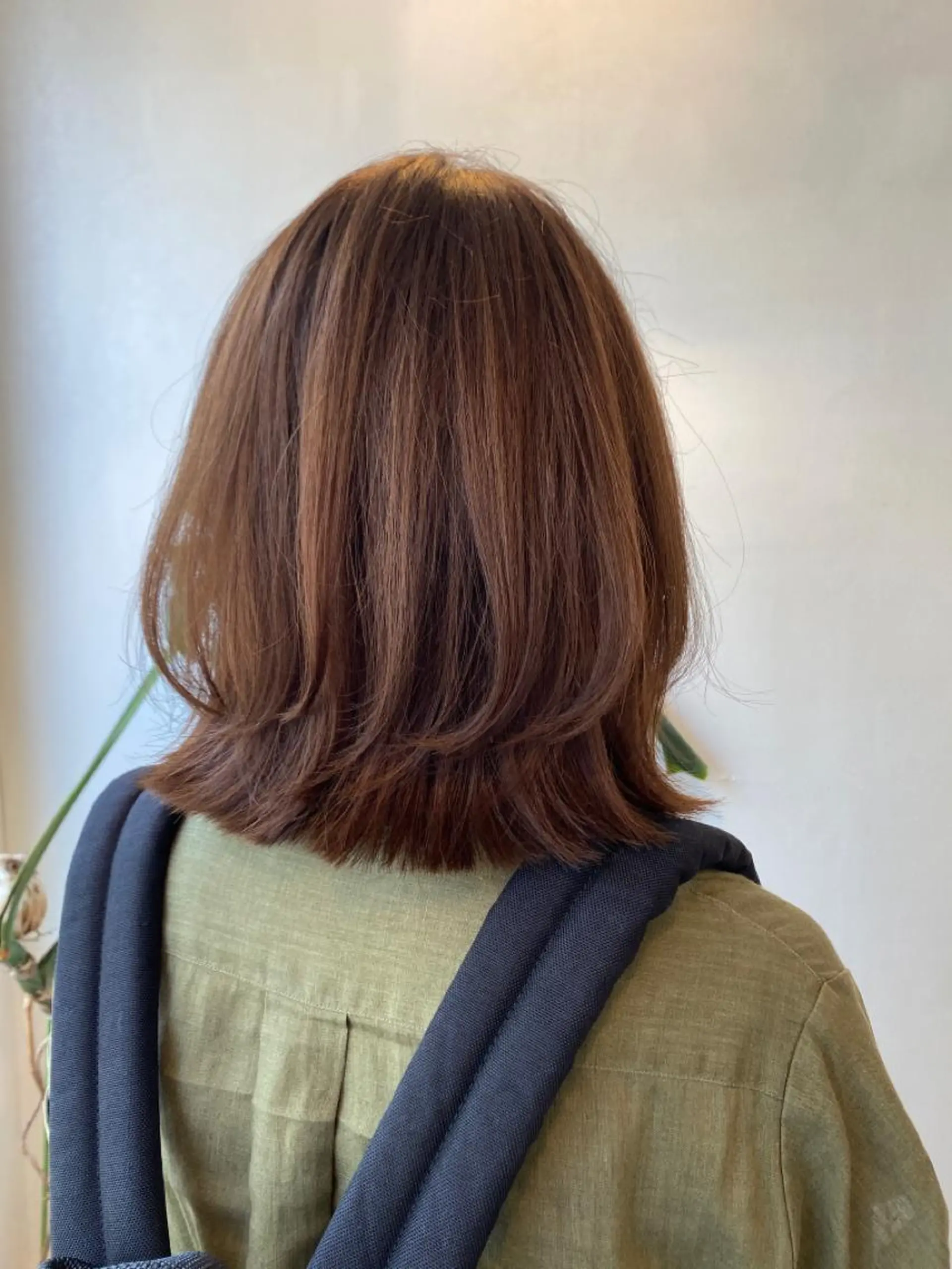 ミディアム カラー ヘアアレンジ ボブレイヤー ベージュカラー ボブ レイヤーカット カット ヘアカラー ナカジ🌸ロブ/ボブ /前髪🌸のヘアスタイル