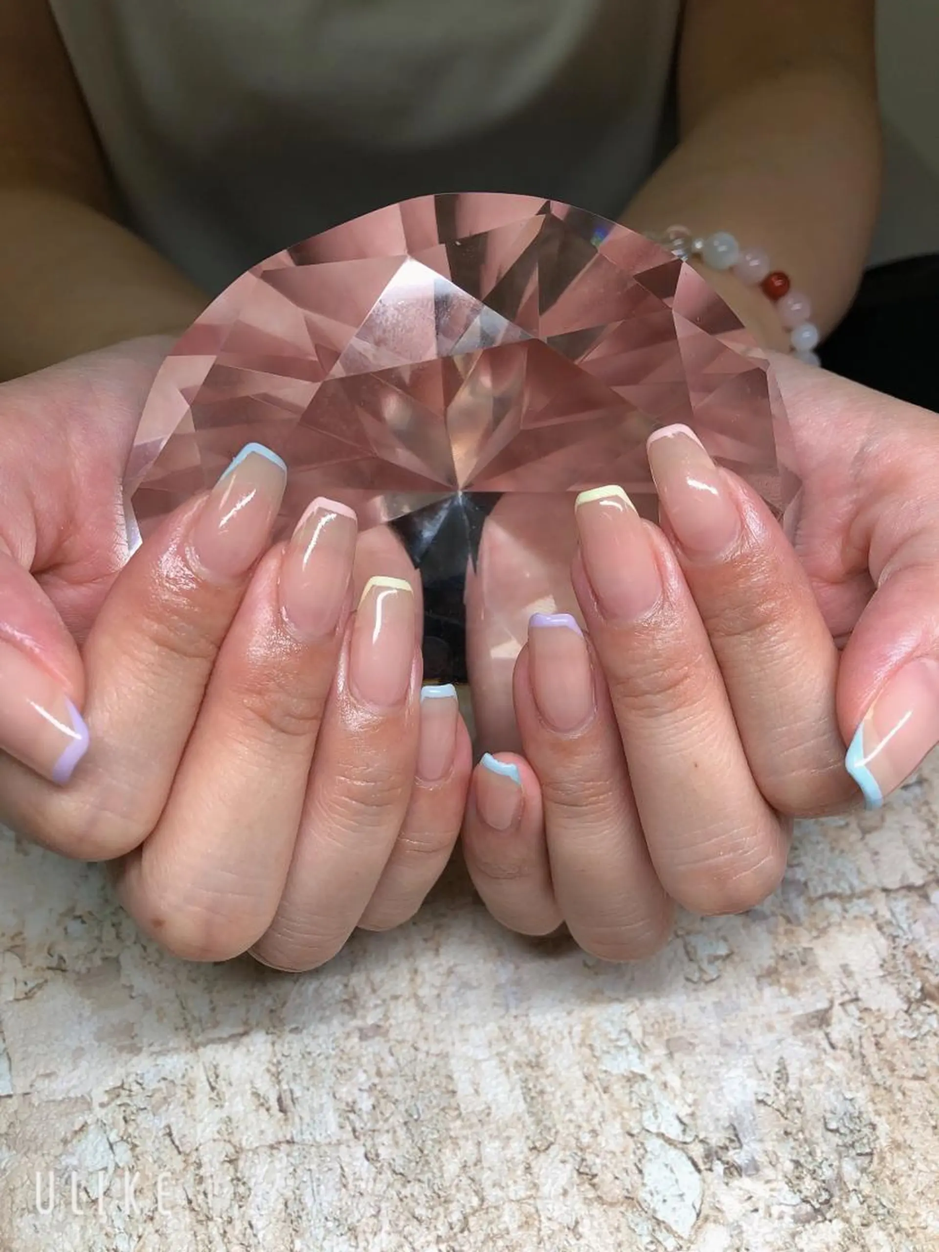 ネイル アートネイル フレンチネイル ジェルネイル グラデーション 韓国ネイル Nail room Bimano所属・Bimano seica♡+°のネイルデザイン