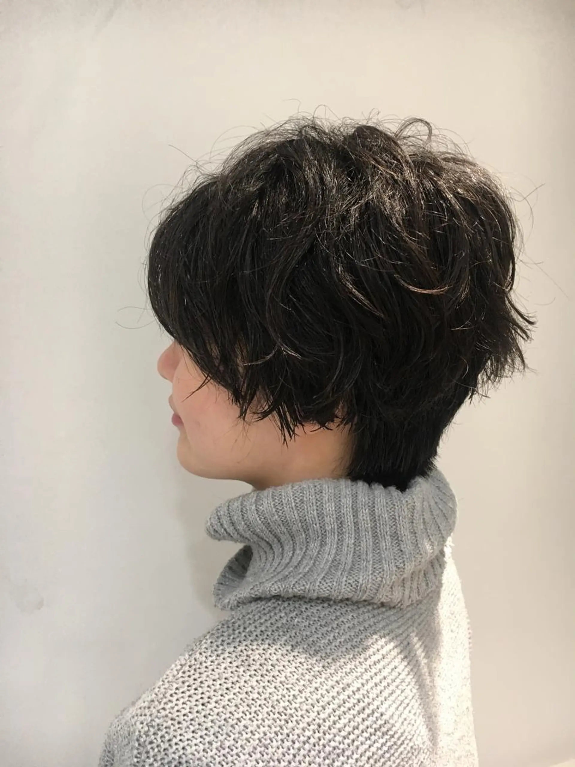 ショート パーマ 江原 彩華のヘアスタイル