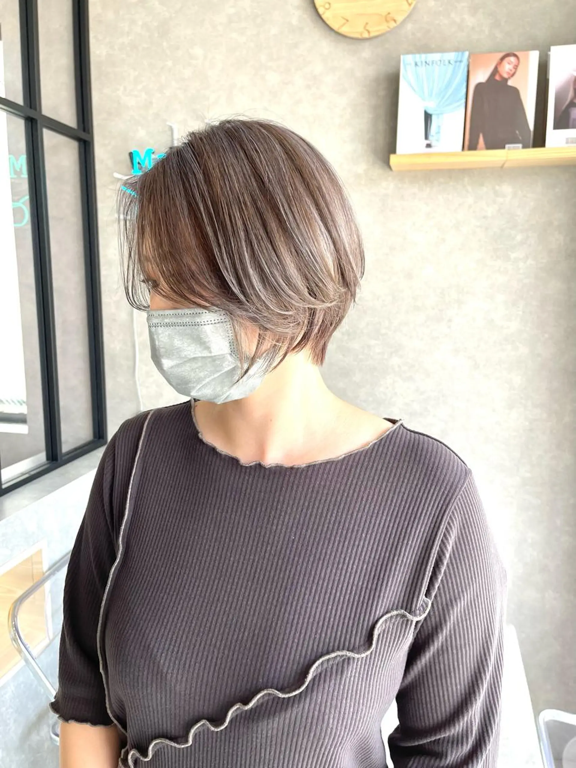 ショート カラー カット ヘアカラー トリートメント mood tatemachiのヘアスタイル