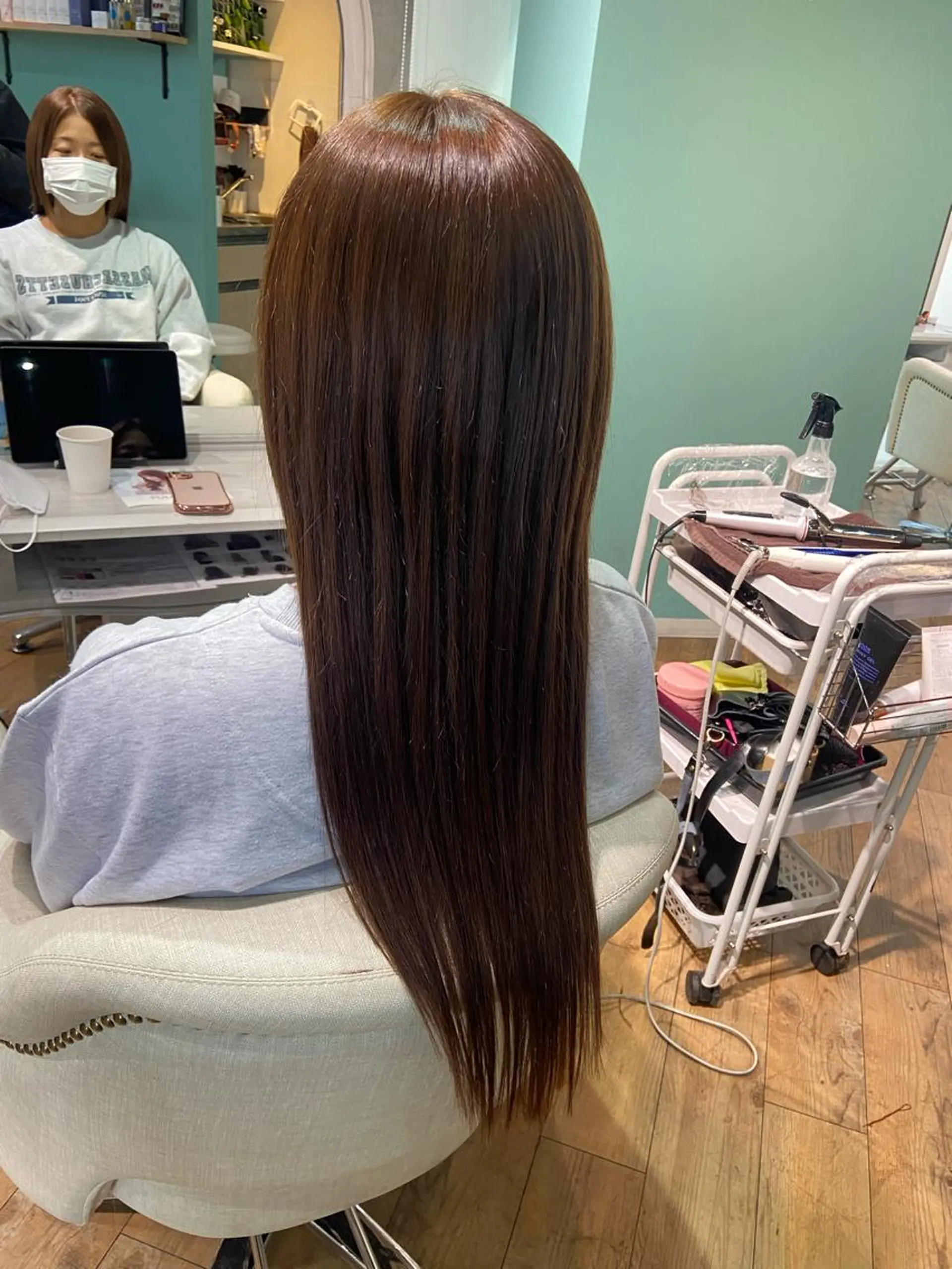 ロング エクステ 🧸プルエクステ❤︎ ネイルKAO🧸のヘアスタイル