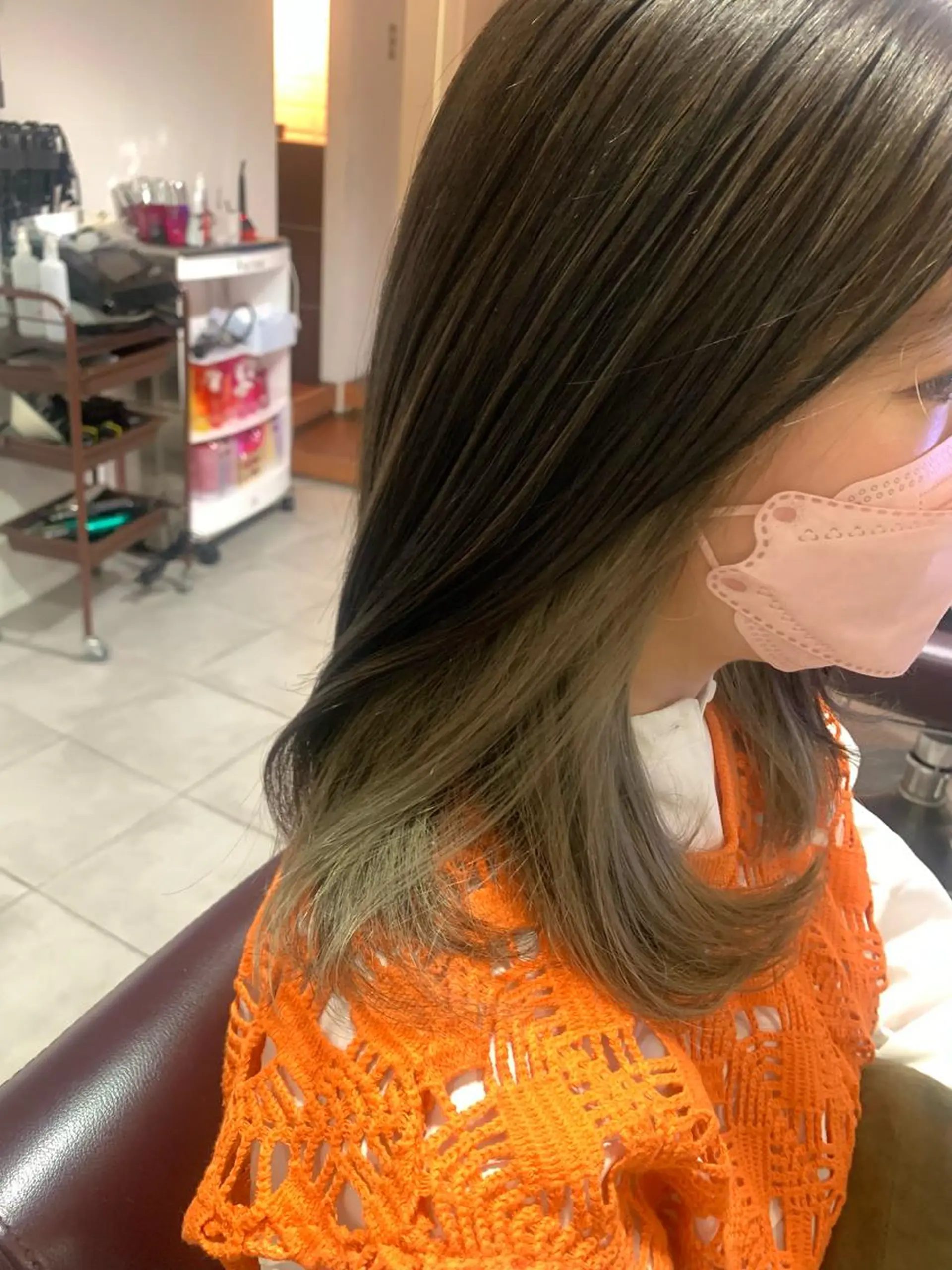 ミディアム 傷ませない縮毛矯正／ 吉岡 美江のヘアスタイル