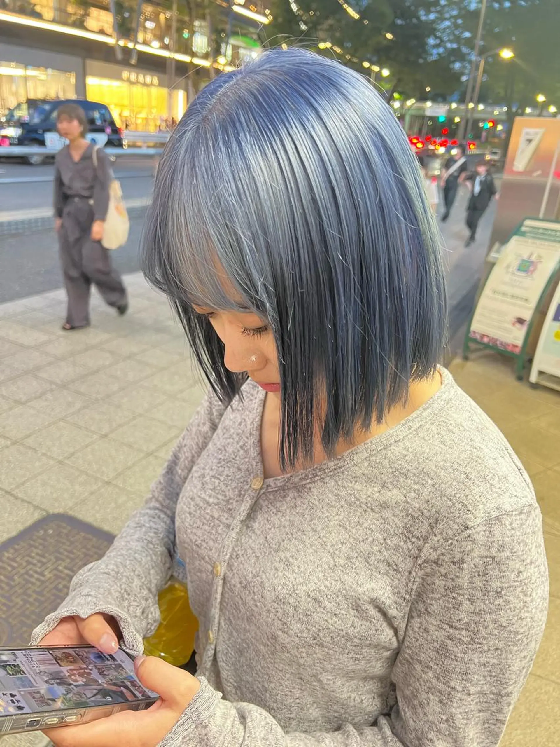 ショート 銀座/韓国/ワンホン 🤍艶髪🖤nahoのヘアスタイル