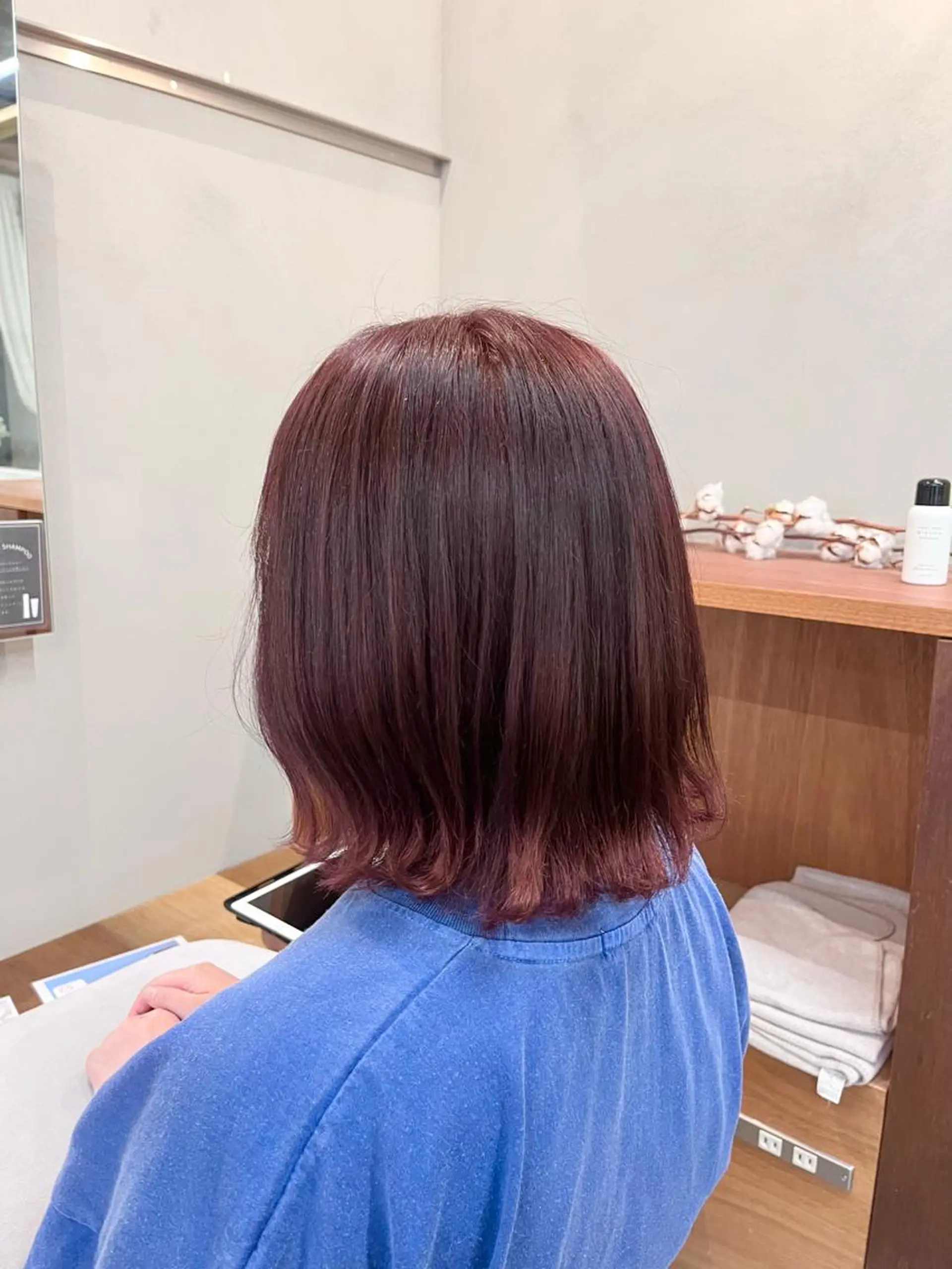 ミディアム カラー ブラウンカラー 暖色カラー／ ヘアセット🌛櫻井舞のヘアスタイル