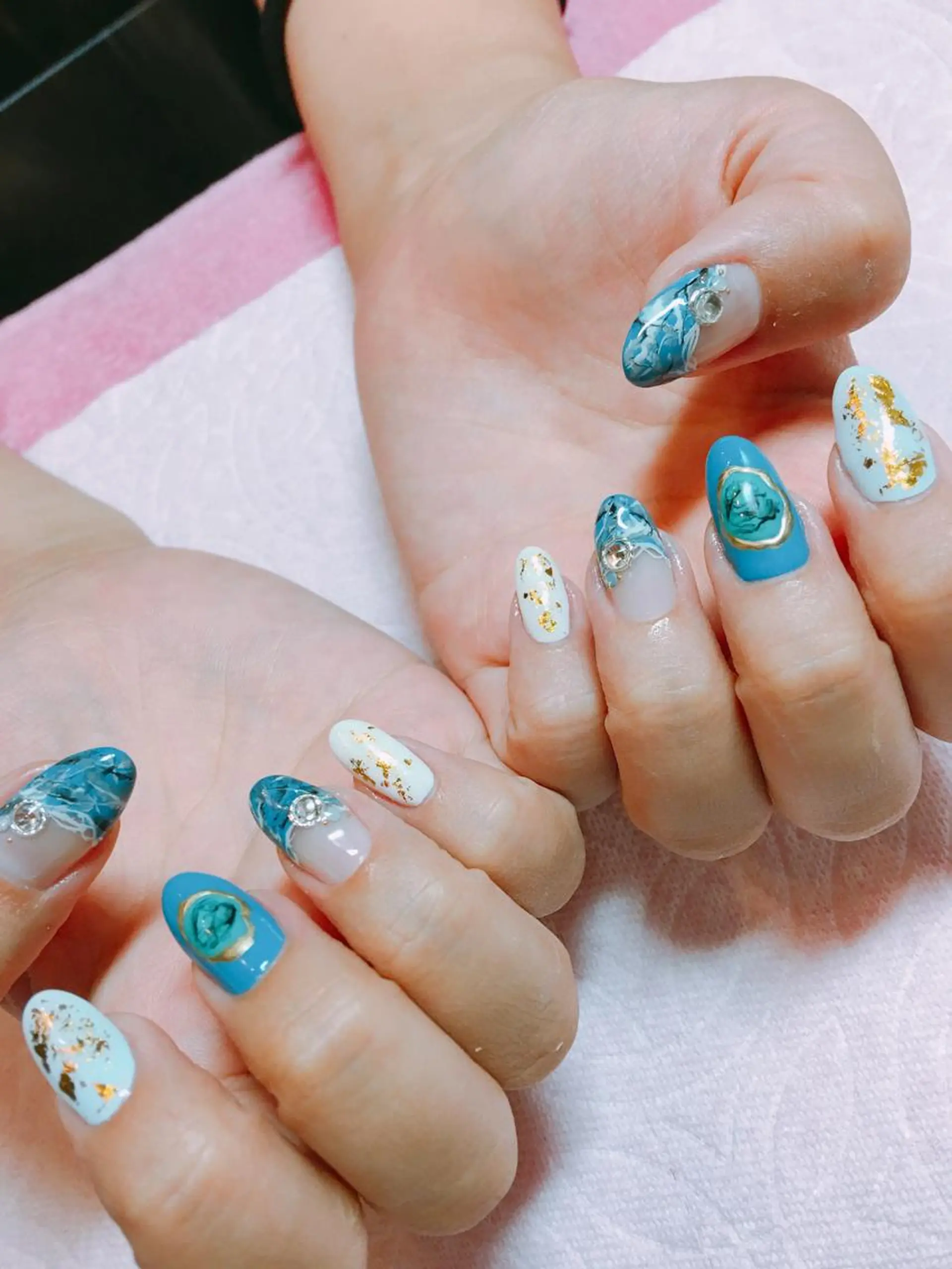 ネイル スカルプネイル THECOLORS所属・近貞 莉奈のネイルデザイン