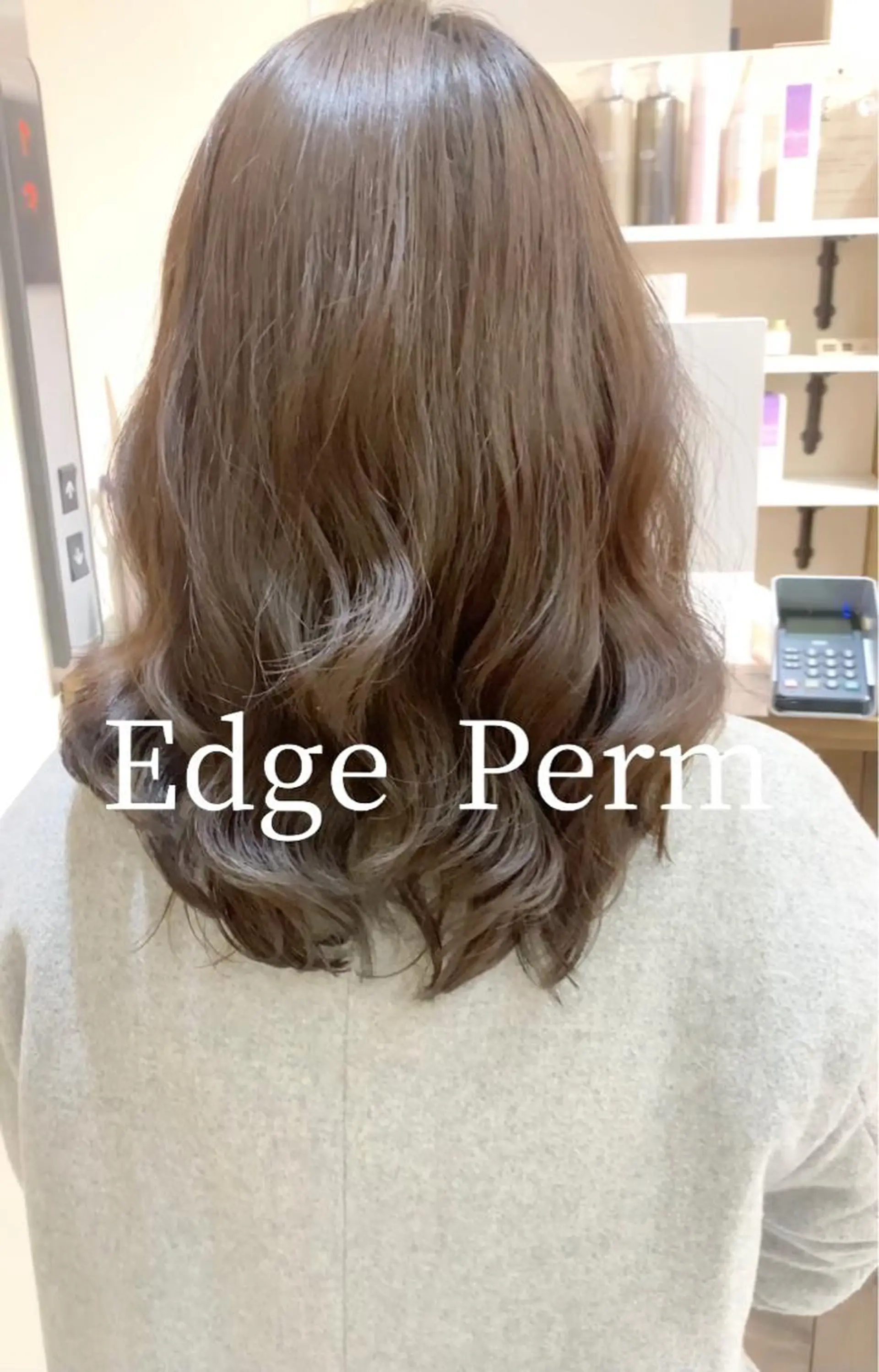 ミディアム パーマ ミディアムパーマ 髪質改善 カット パーマ 古沢 新のヘアスタイル