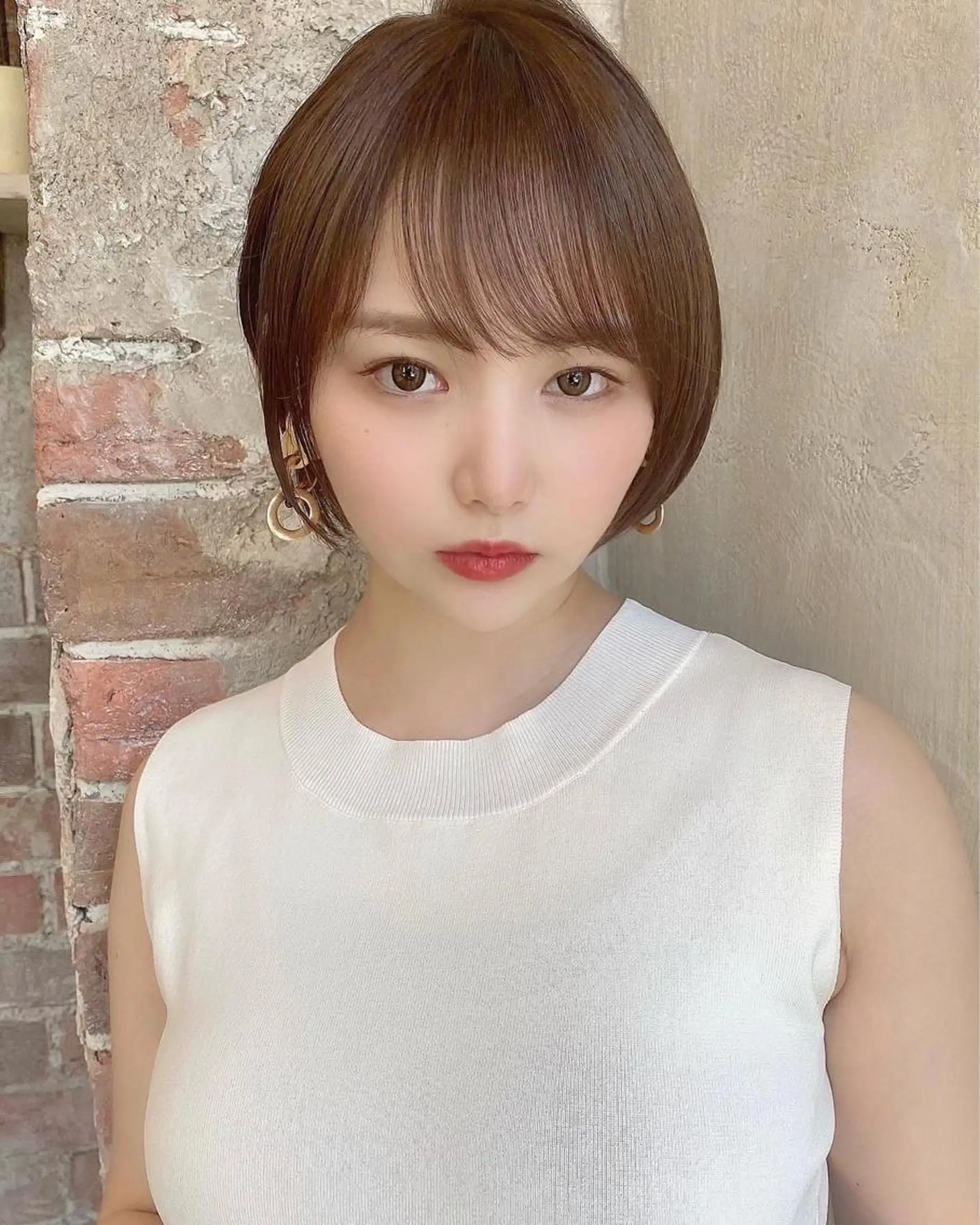 ショート ショートボブ ボブ ショートヘア On所属・新宿　ショート・ボブ カットモデル募集のヘアスタイル