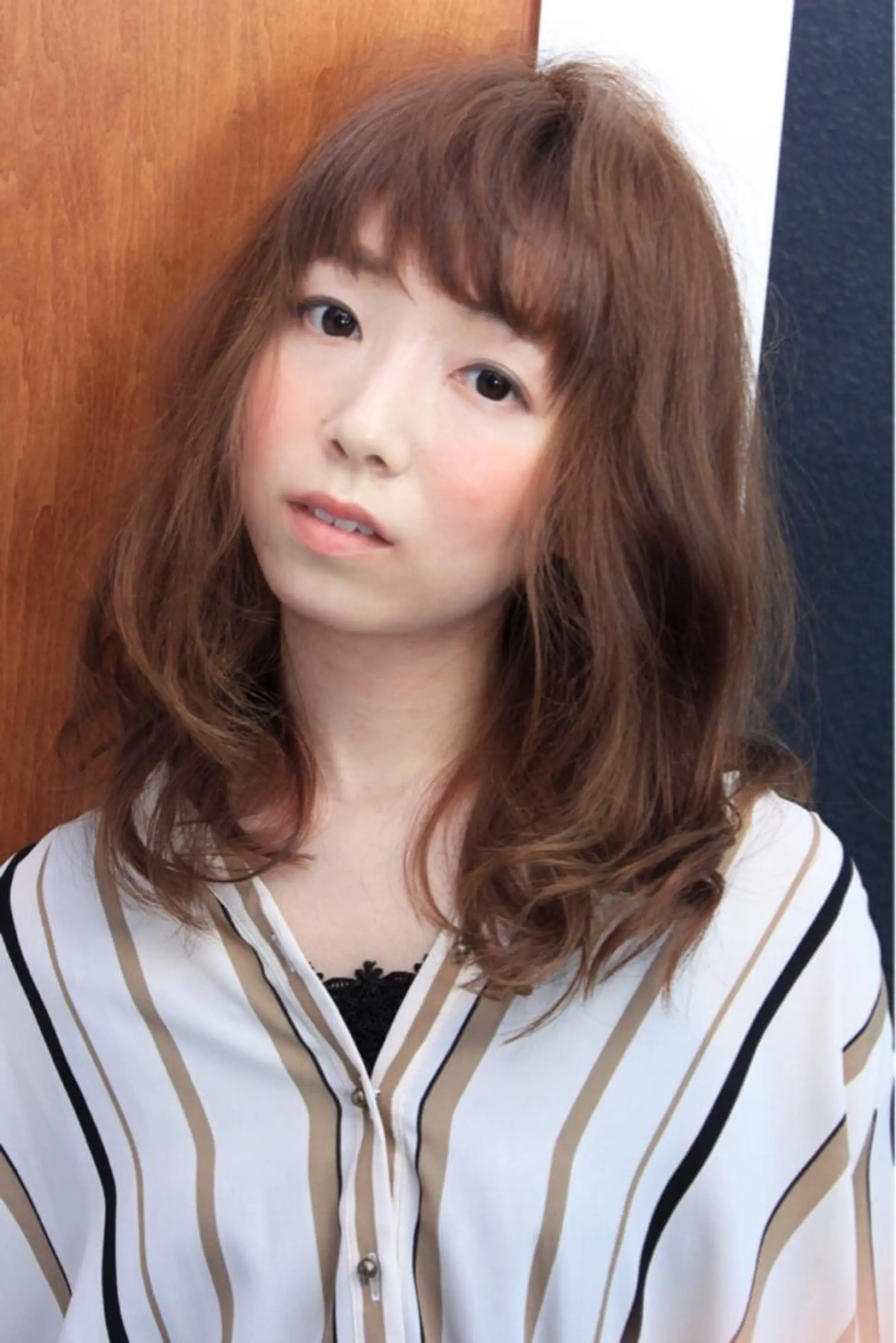 セミロング 松本 剛成のヘアスタイル