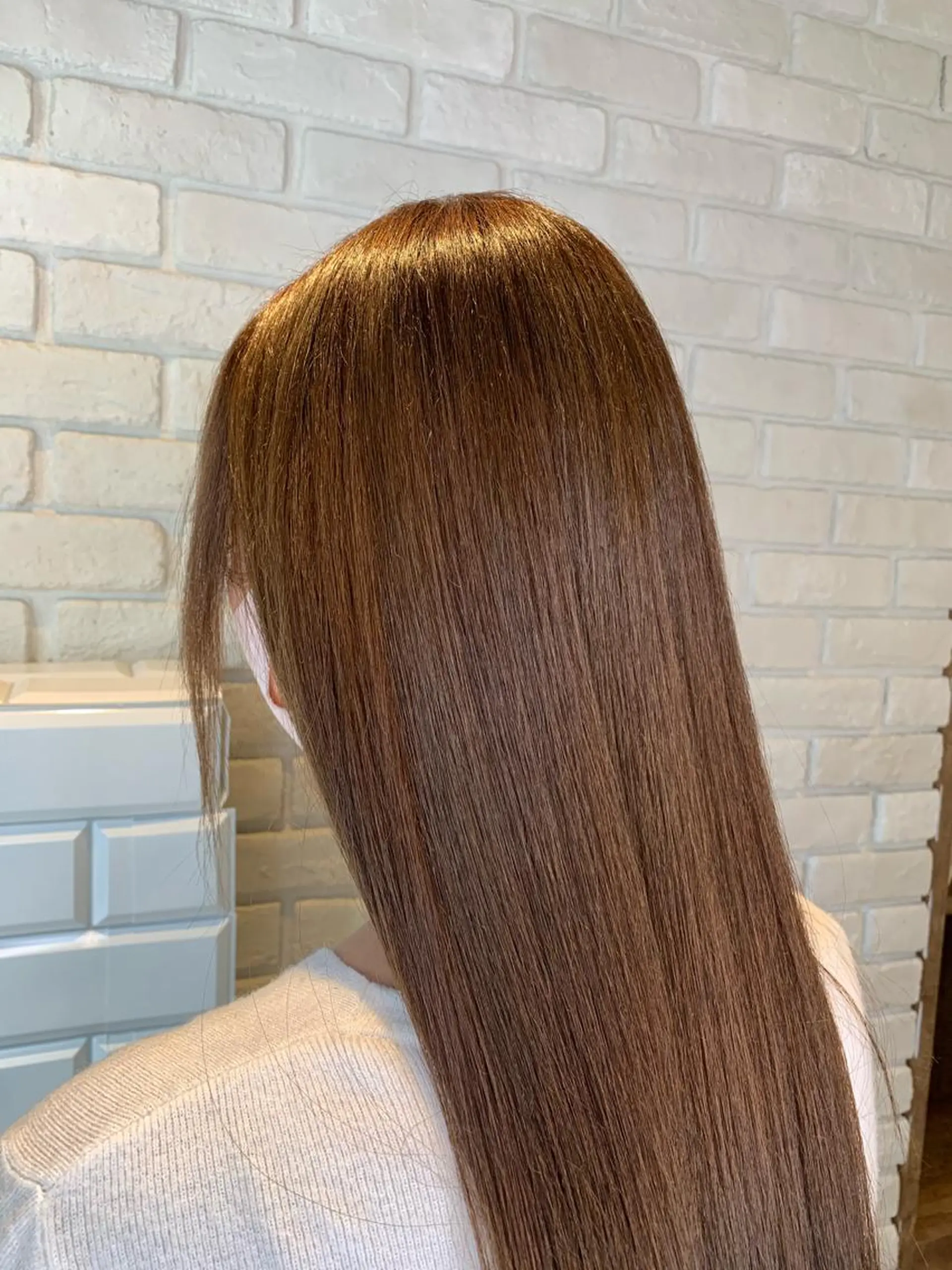 ロング カラー 髪質改善/縮毛矯正 艶カラー/珠聡のヘアスタイル