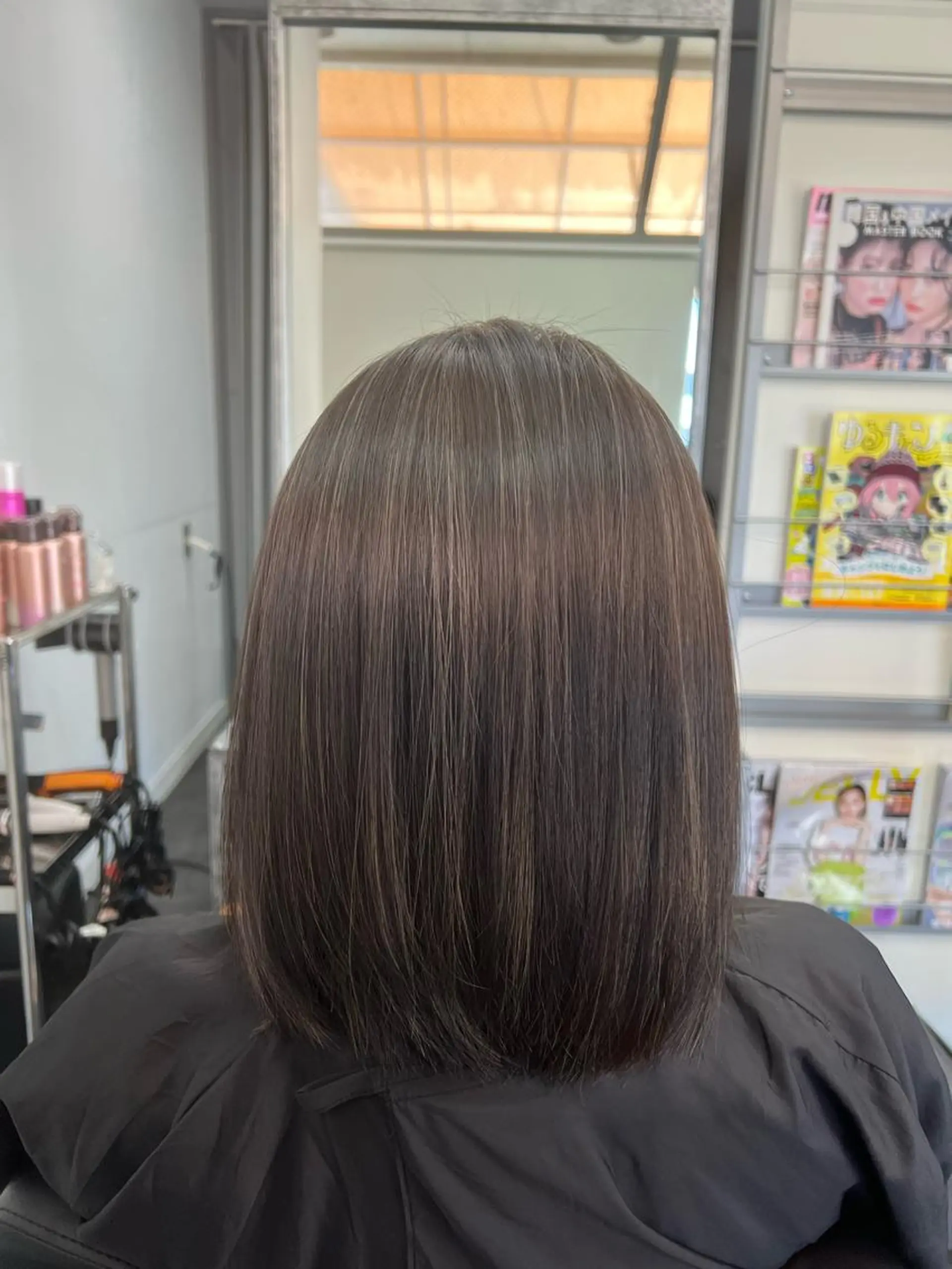 ミディアム カラー ヘアアレンジ トリートメント ヘアカラー トリートメント U&i所属・大塚 貴之のヘアスタイル