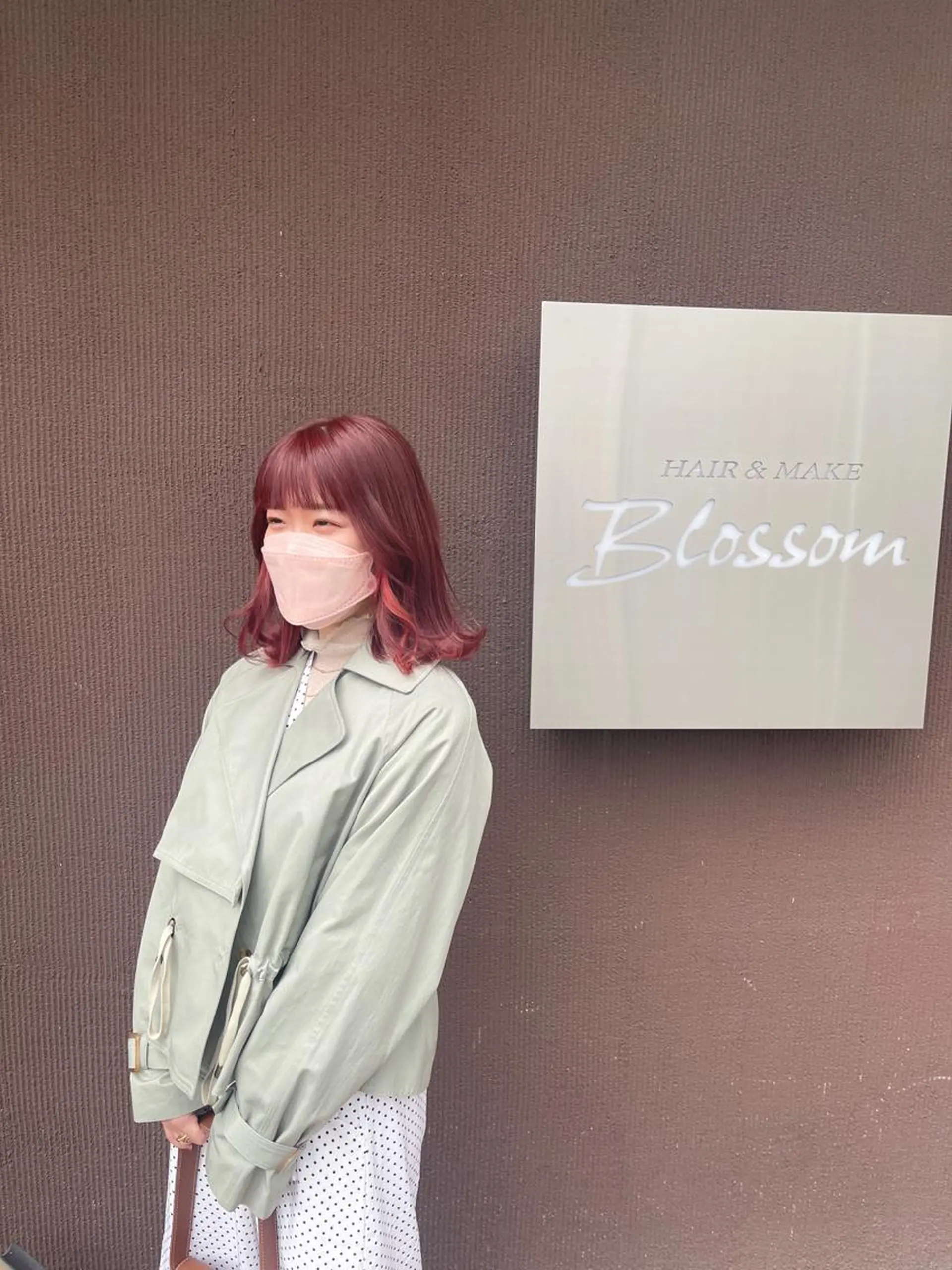 ミディアム カラー ヘアカラー 唐澤 千尋のヘアスタイル