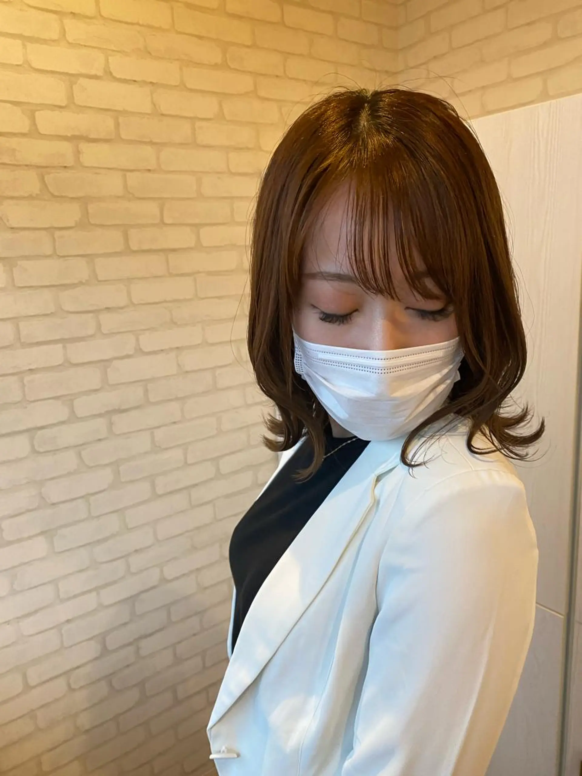 ミディアム ému エミュ　hair &spa所属・近藤 みゅうまのヘアスタイル