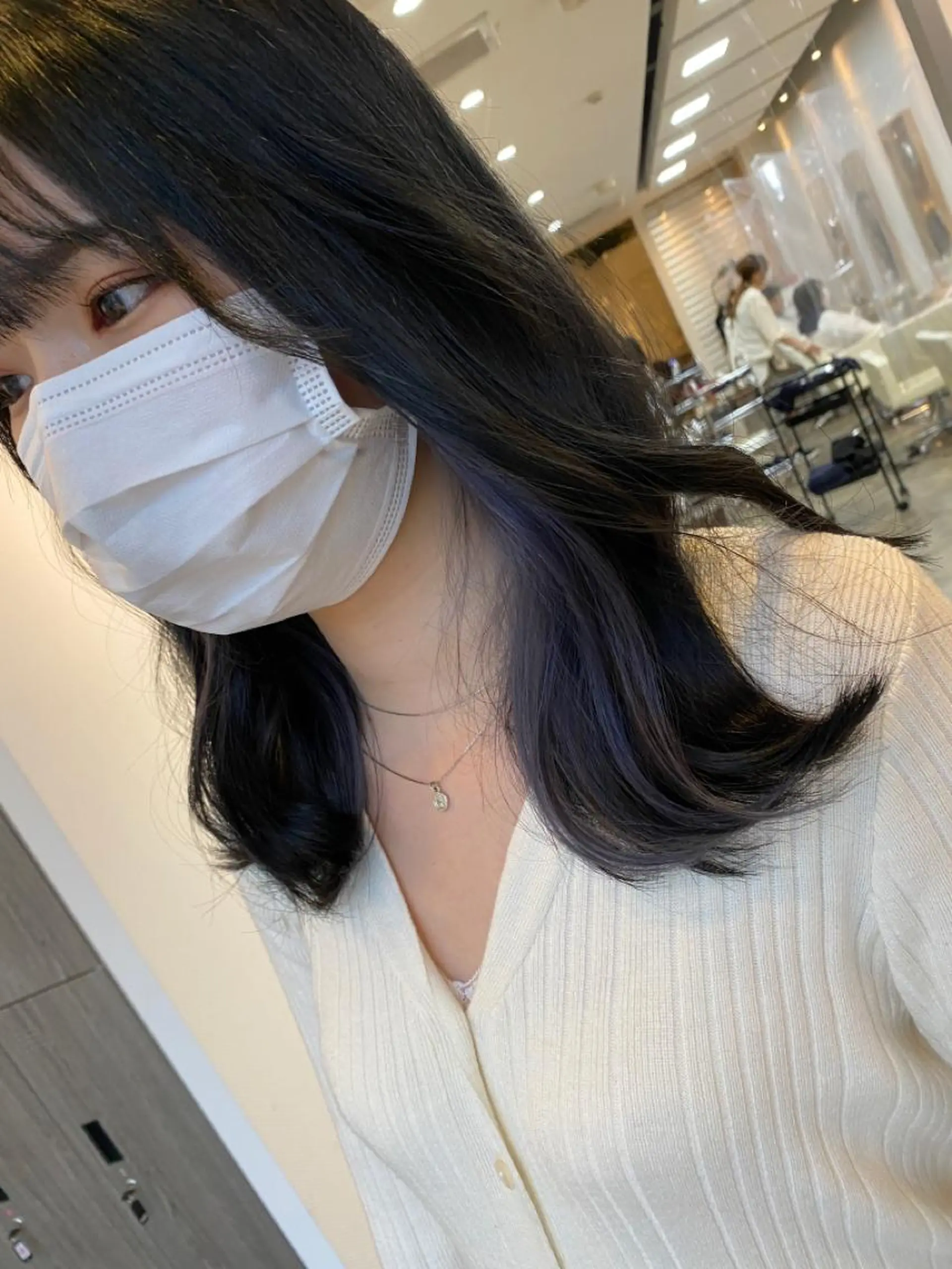 ミディアム 髪質改善/ ブリーチ/中尾のヘアスタイル