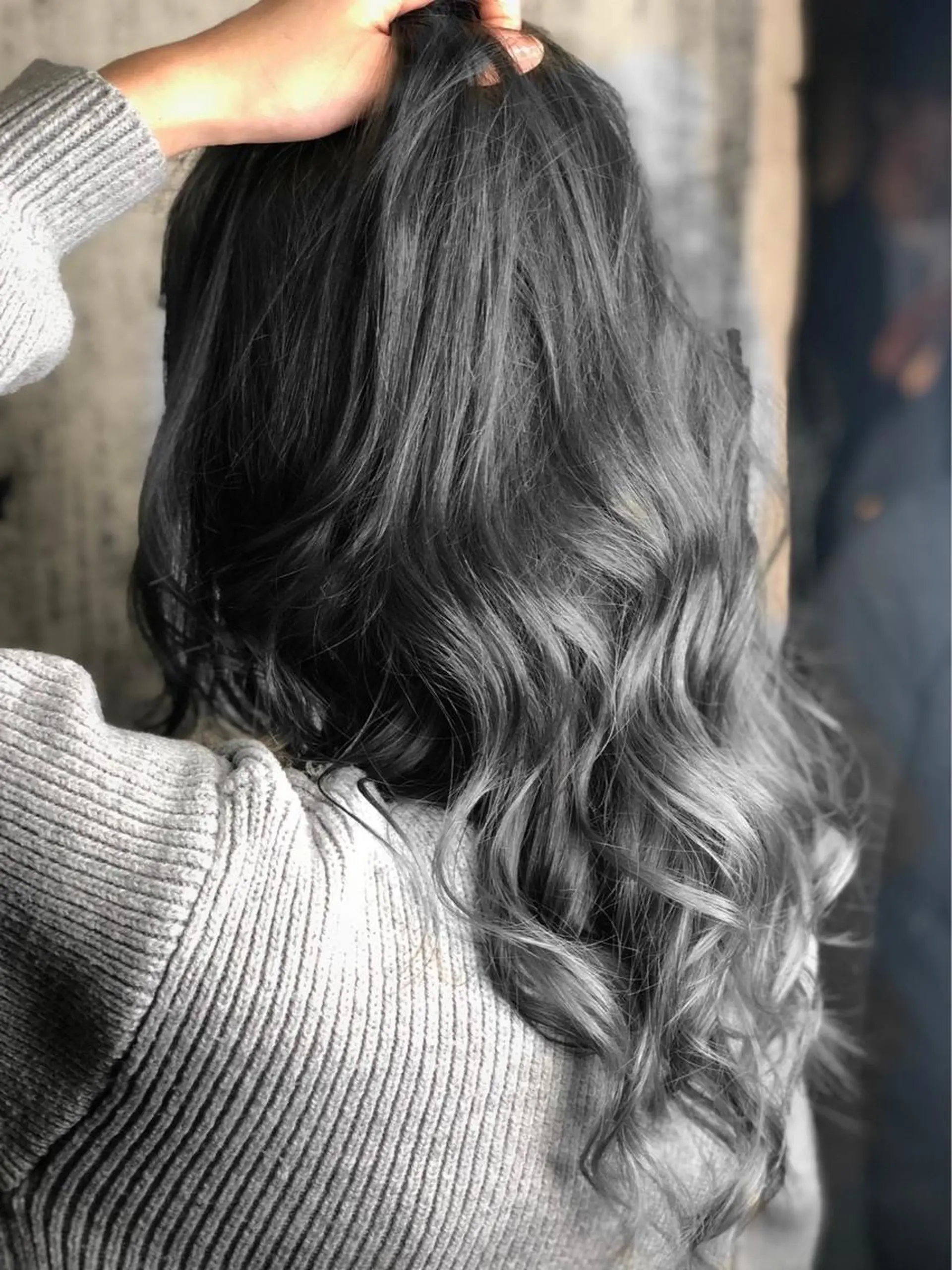 セミロング カラー カット ヘアカラー トリートメント 新宿メンズパーマ メンズバレイヤージュのヘアスタイル