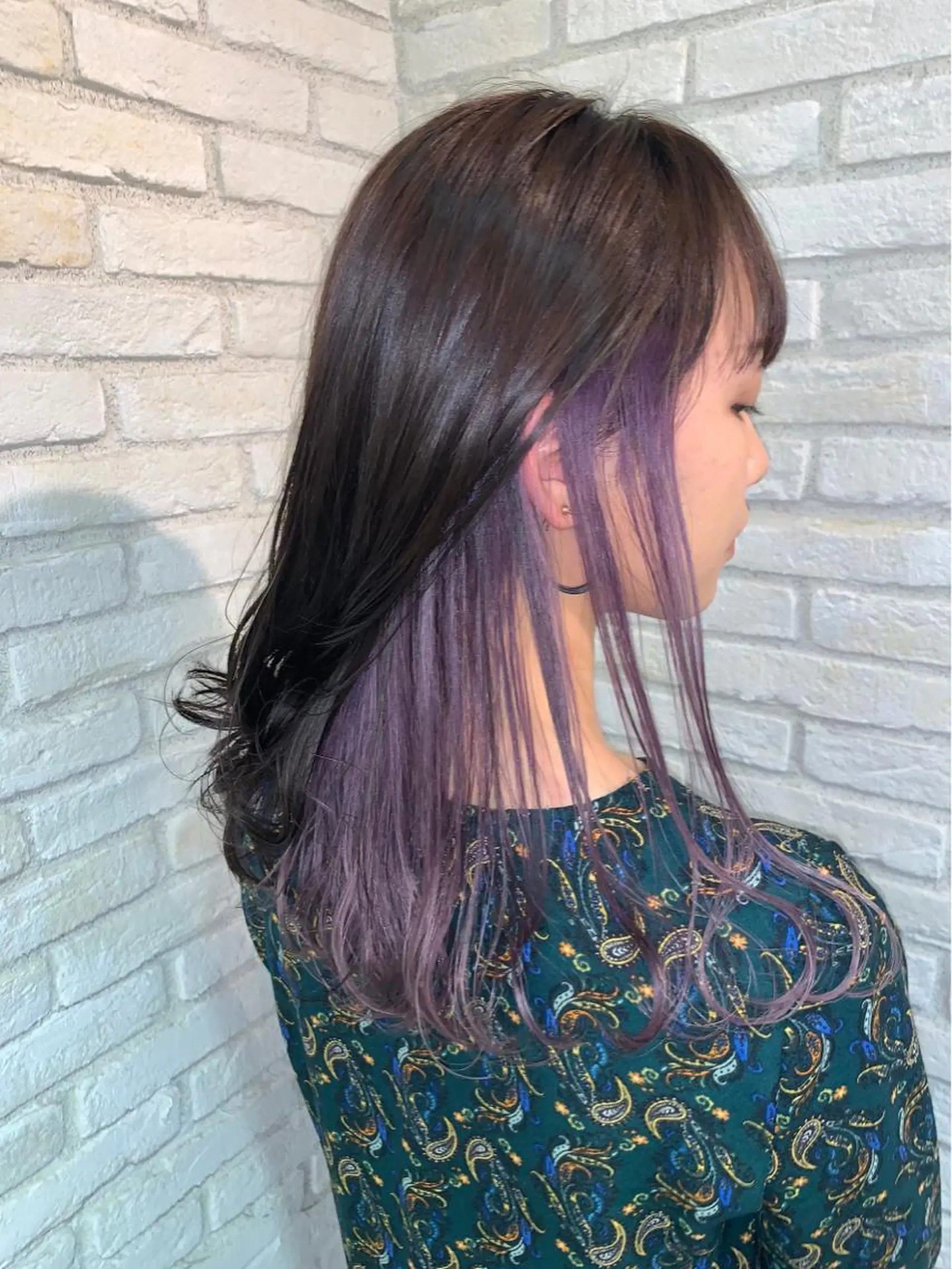 セミロング ヘアカラー トリートメント ダブルカラー /垣尾颯大のヘアスタイル