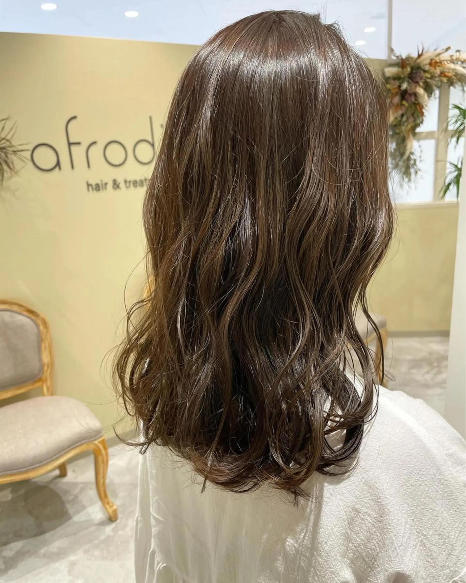 セミロング カラー ヘアアレンジ ベージュカラー ボブ支持率NO1 🌈CHIKAのヘアスタイル