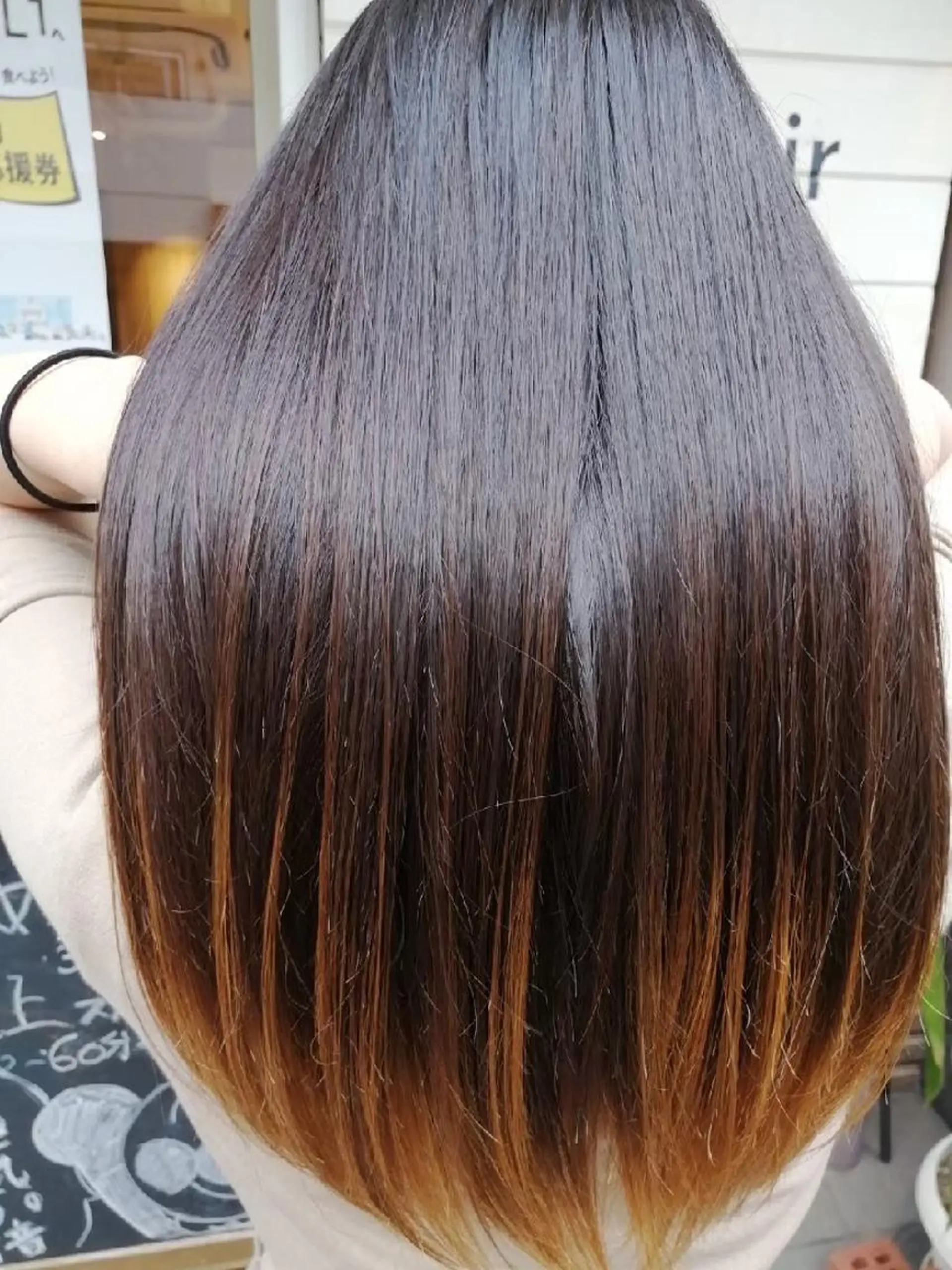 セミロング カット 縮毛矯正 木村 昇のヘアスタイル