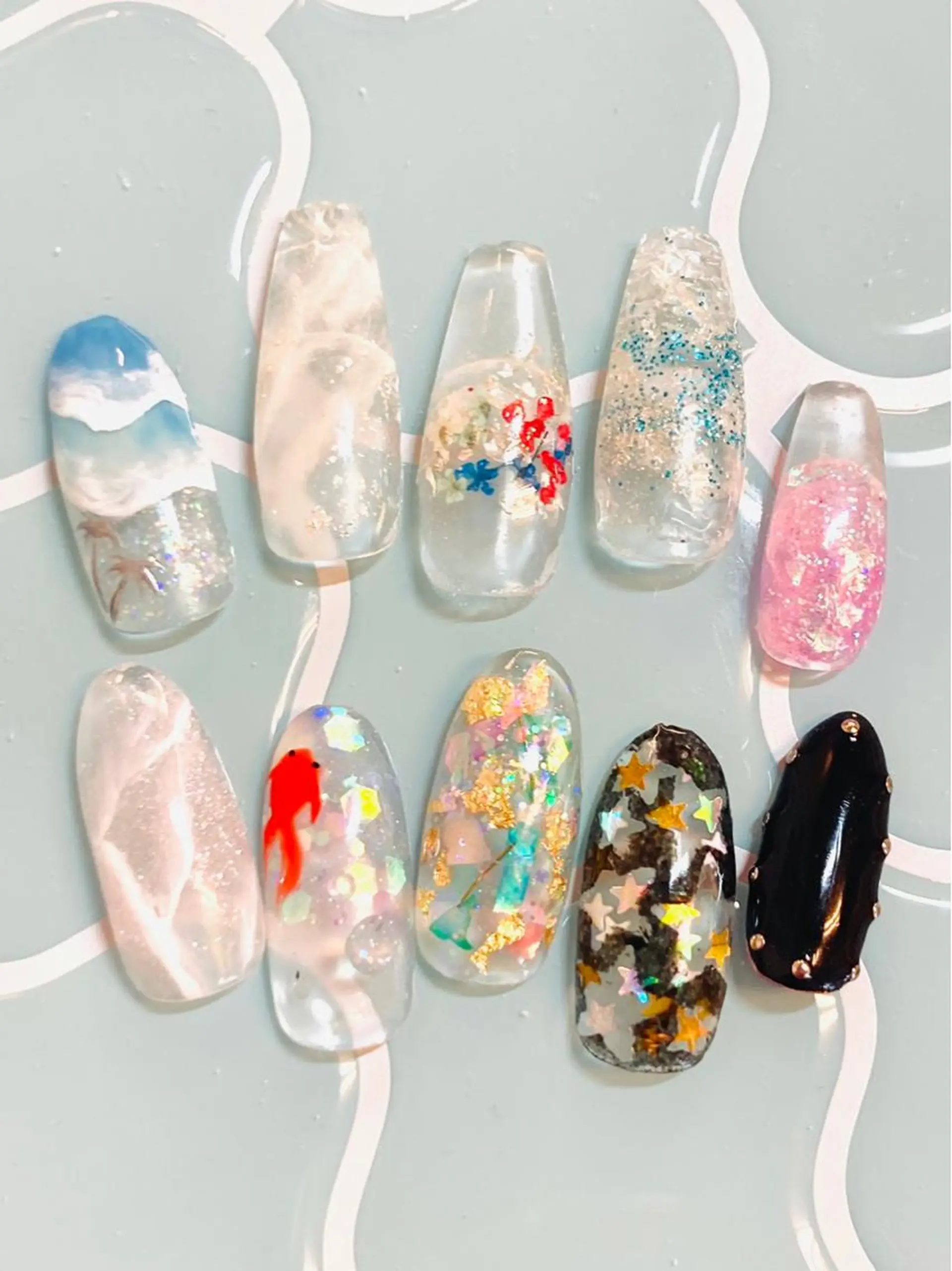 ネイル スカルプネイル KIREIE NAILSのネイルデザイン