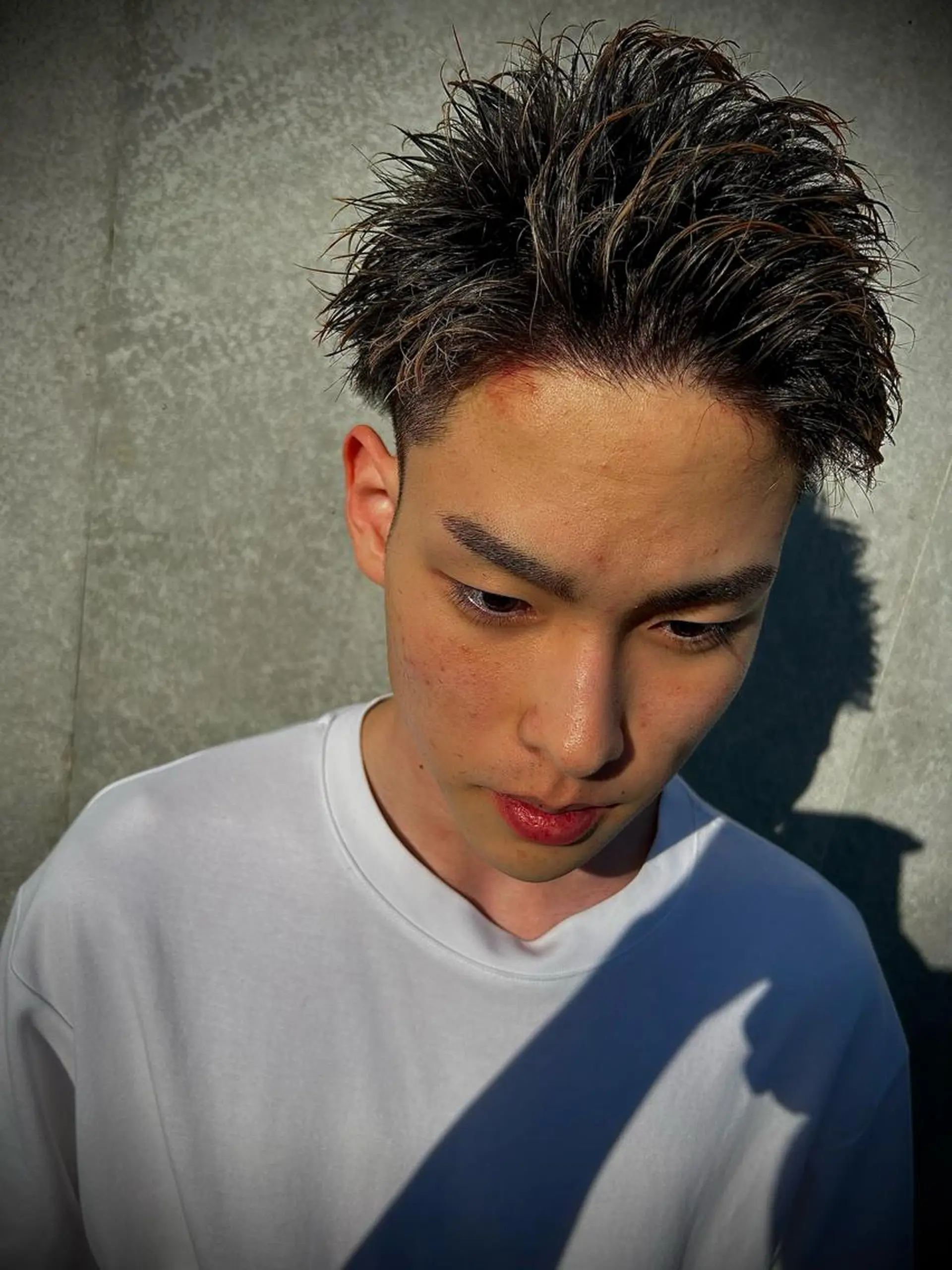 メンズ スパイキーショート men's salon SOL所属・TAIYO帯広/ メンズパーマ/波巻きのヘアスタイル