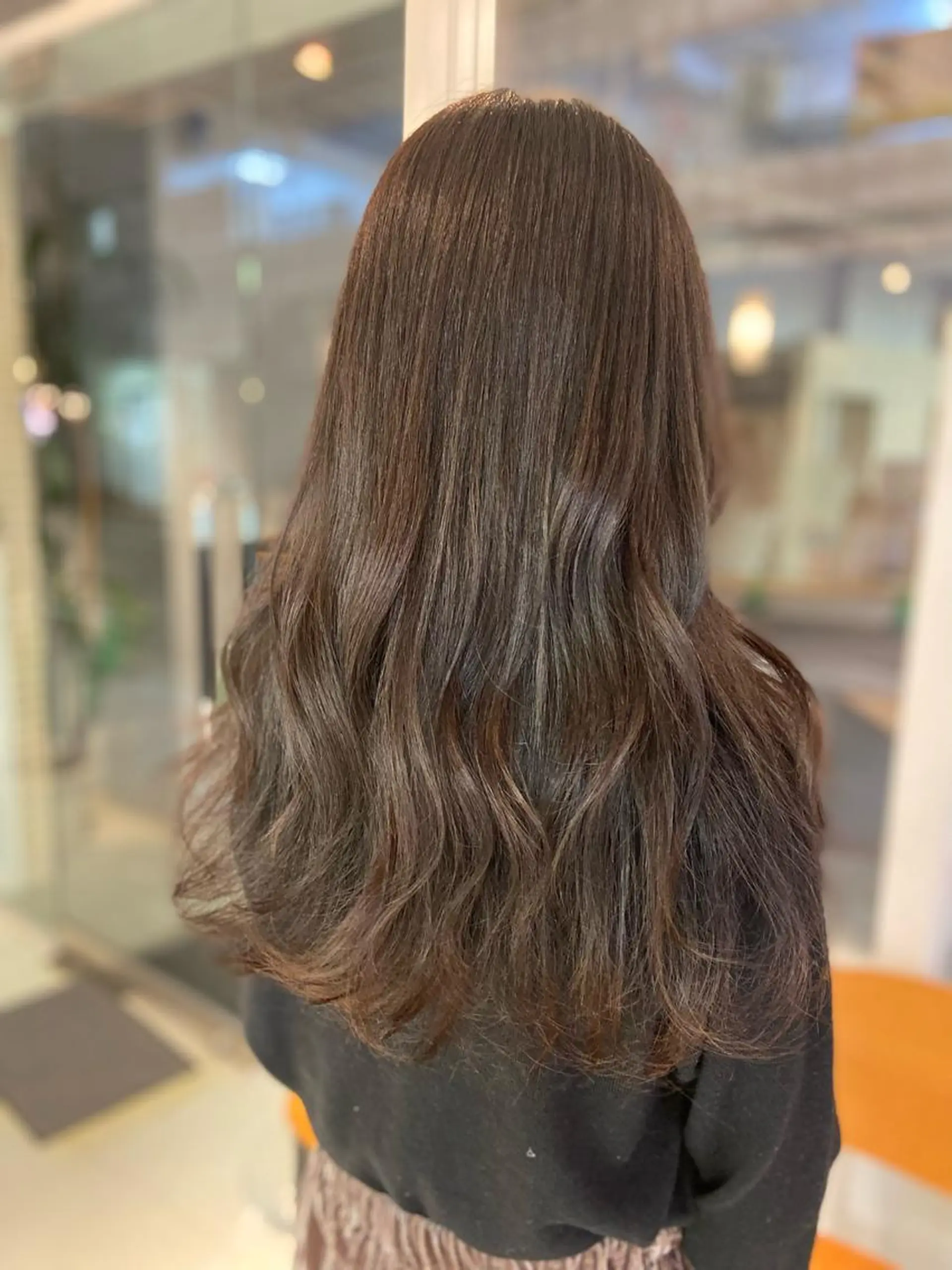 ロング カラー 透明感カラー ヘアカラー トリートメント 菊地 美憂のヘアスタイル