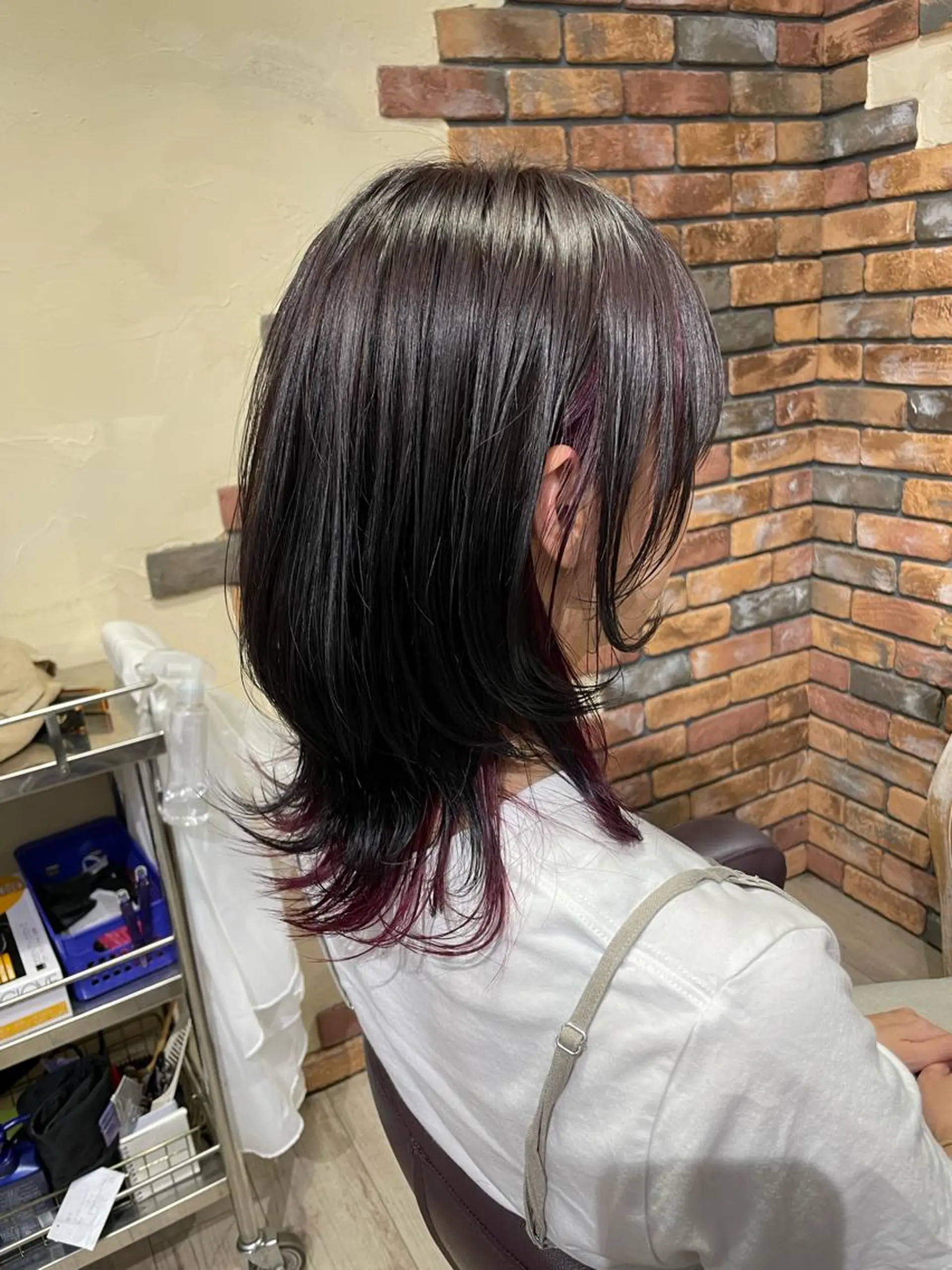 ミディアム カラー Avis Hair Works所属・野田 歩のヘアスタイル