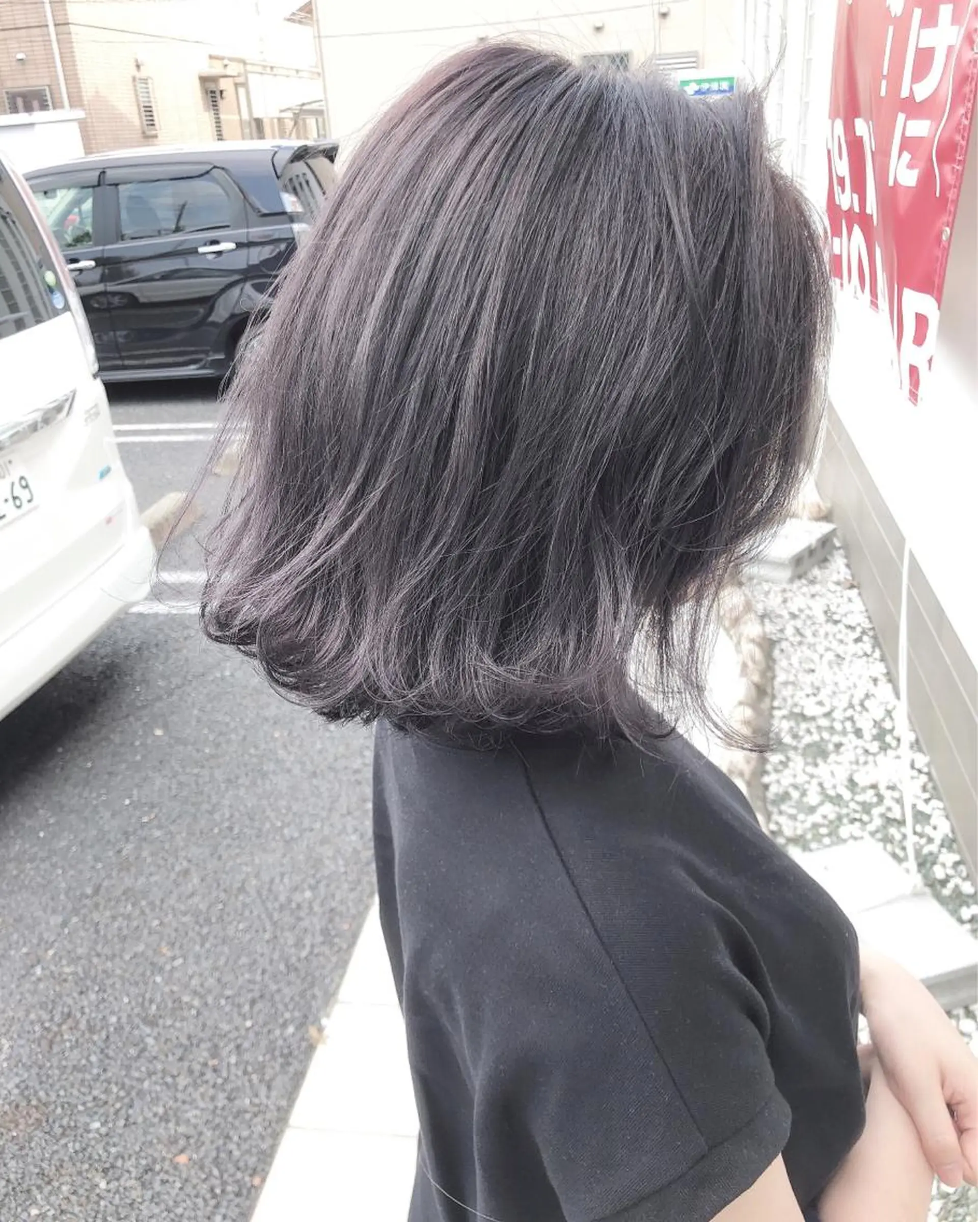 ミディアム カラー ヘアカラー 具志 正太のヘアスタイル