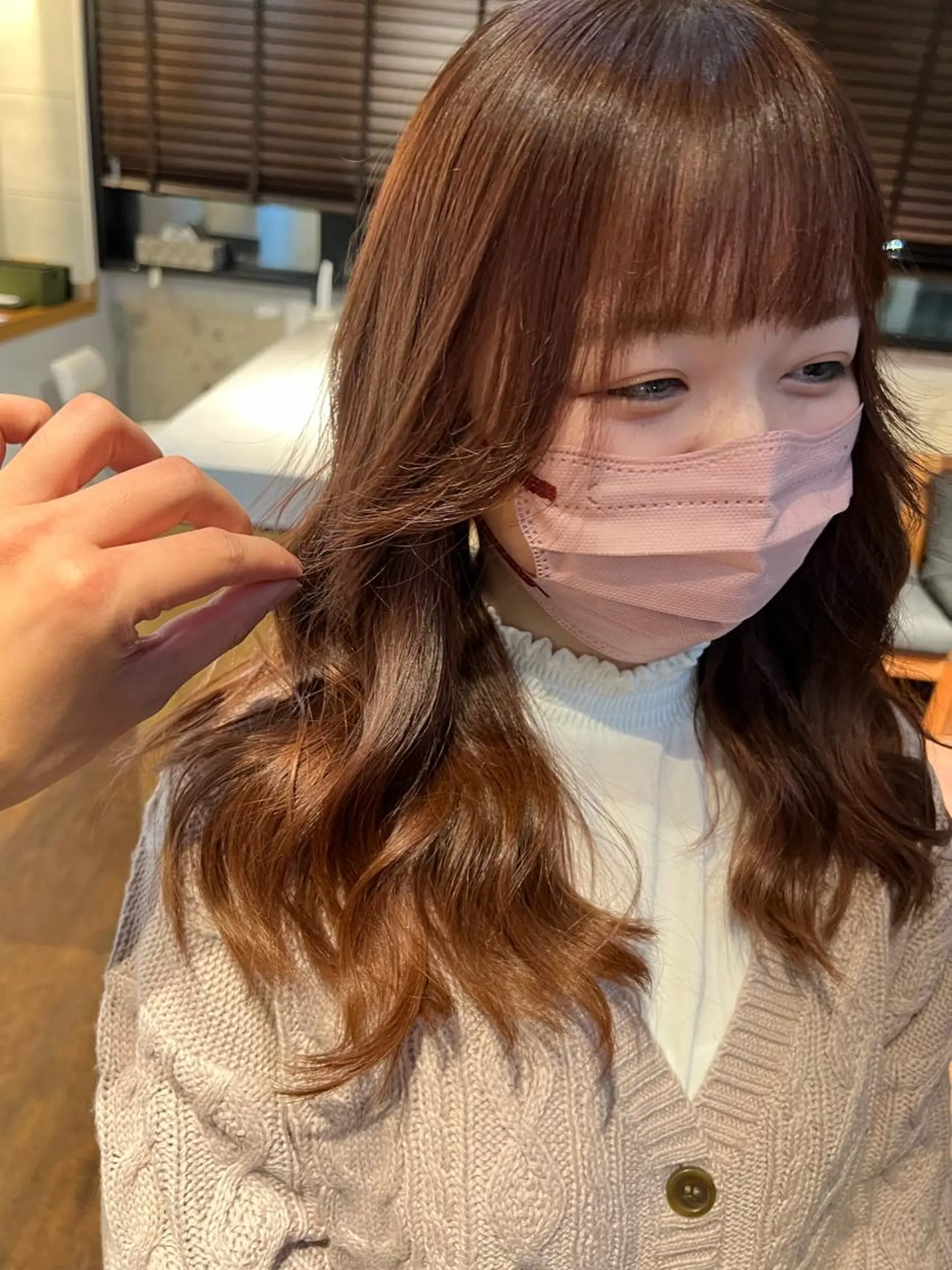 ロング カラー newi TATSUのヘアスタイル