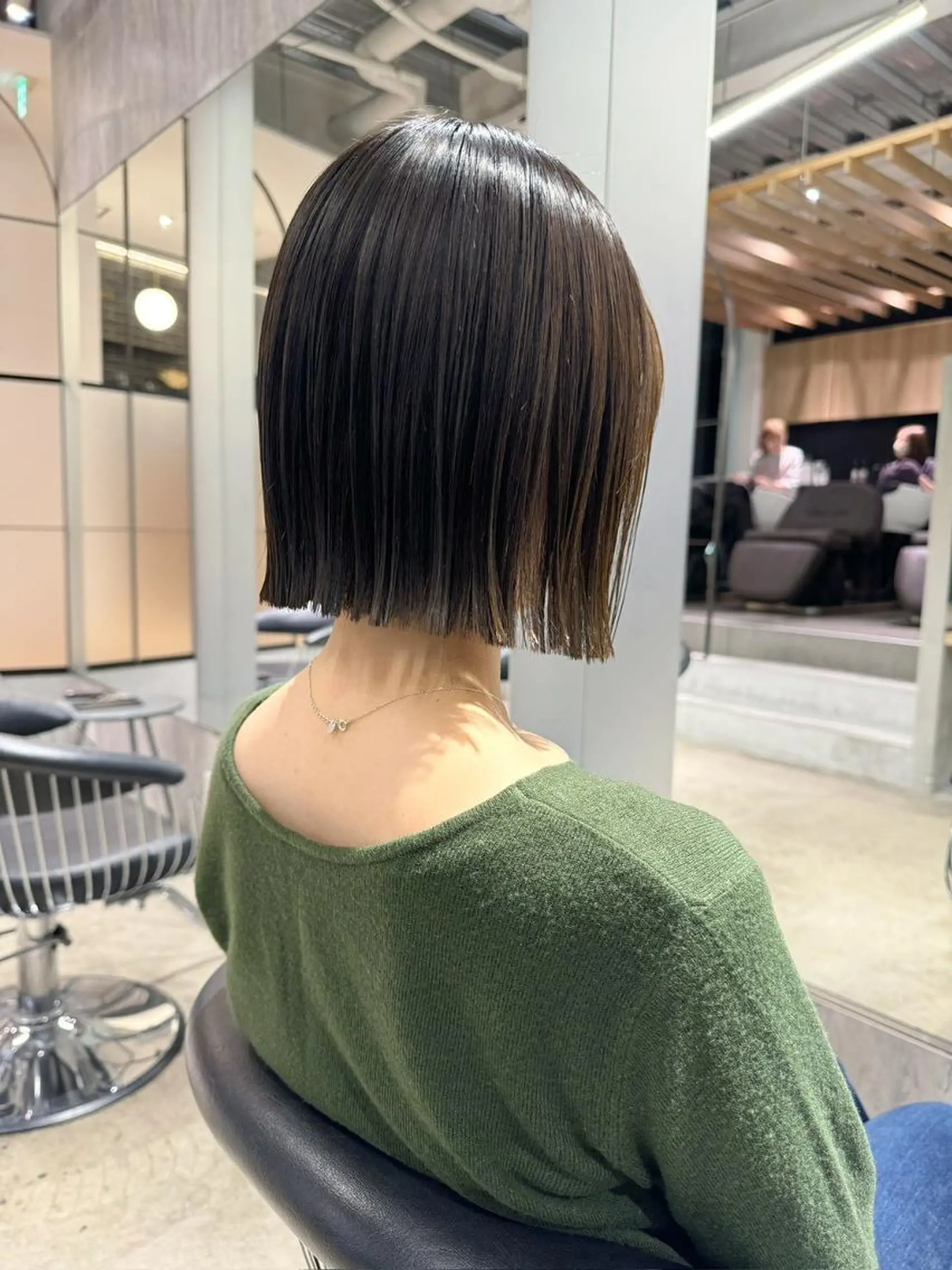 ミディアム カラー カット ヘアカラー レイヤー/パーマ 透明感カラー倉持弘人のヘアスタイル