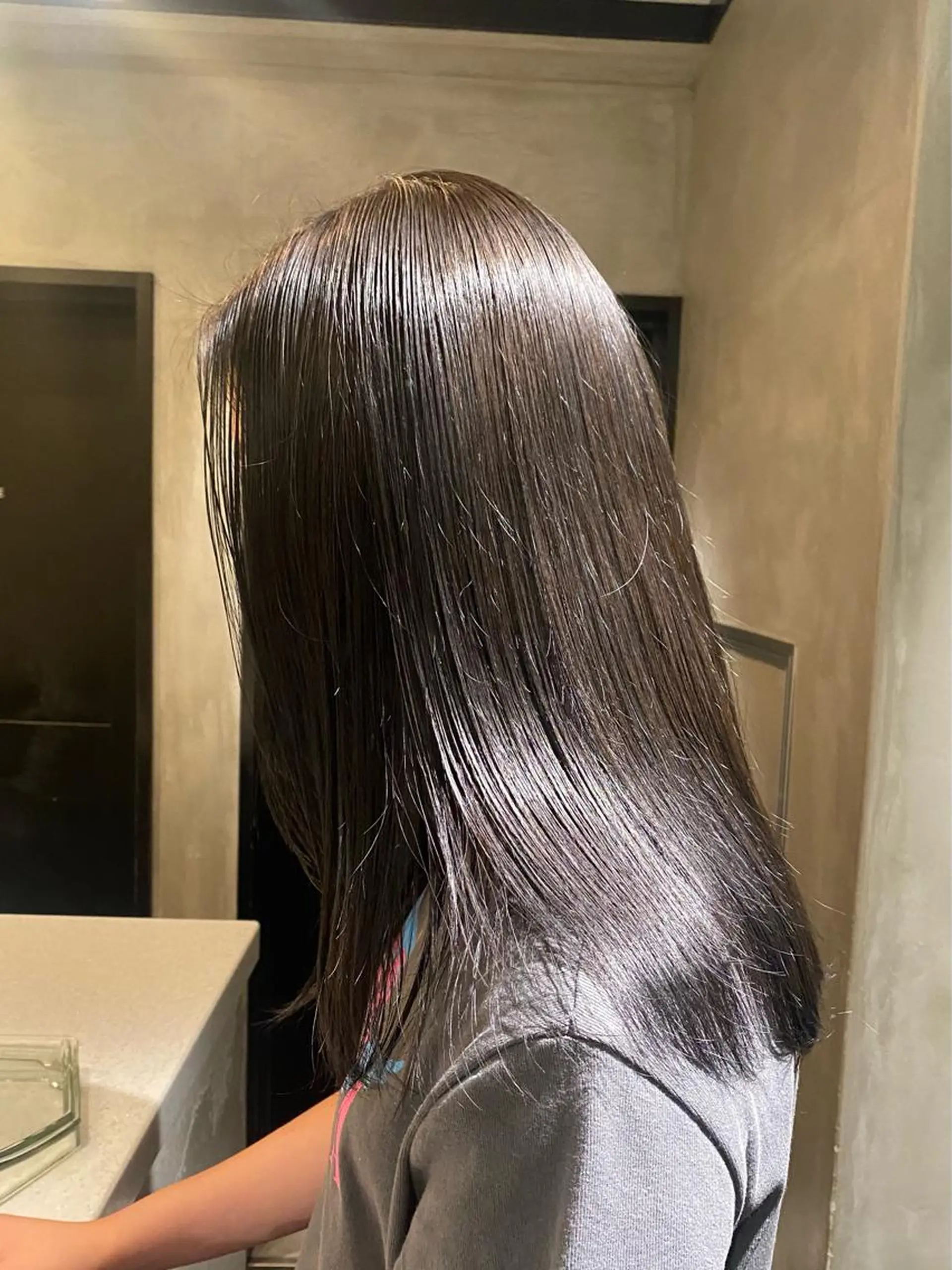 セミロング カラー デザイン/アレンジ ❤︎イシイレイのヘアスタイル