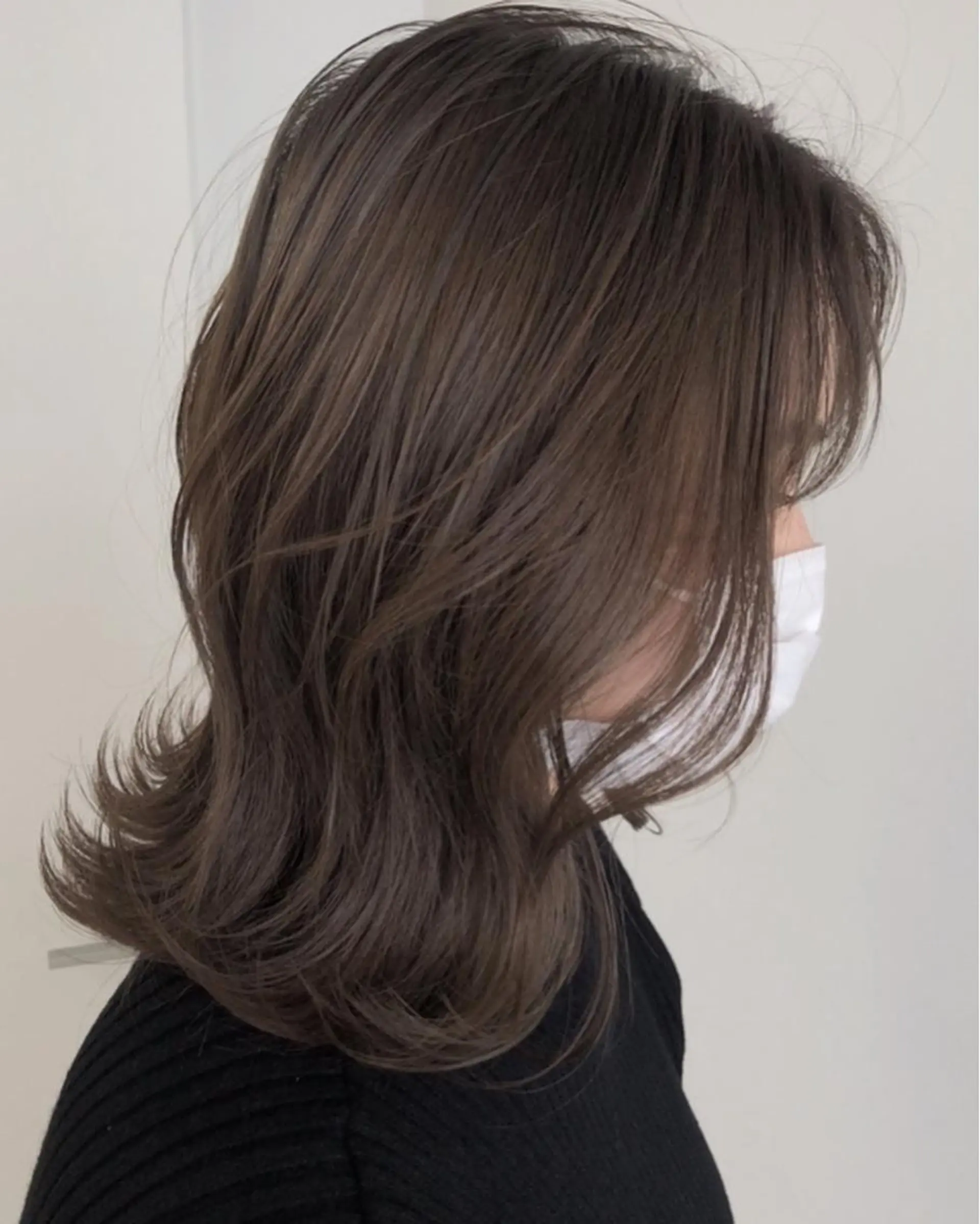 ミディアム ヘアカラー トリートメント ヘアセット Hair Salon BOTTOMS所属・✨透明感ケアカラー✨ 長野ゆきなのヘアスタイル