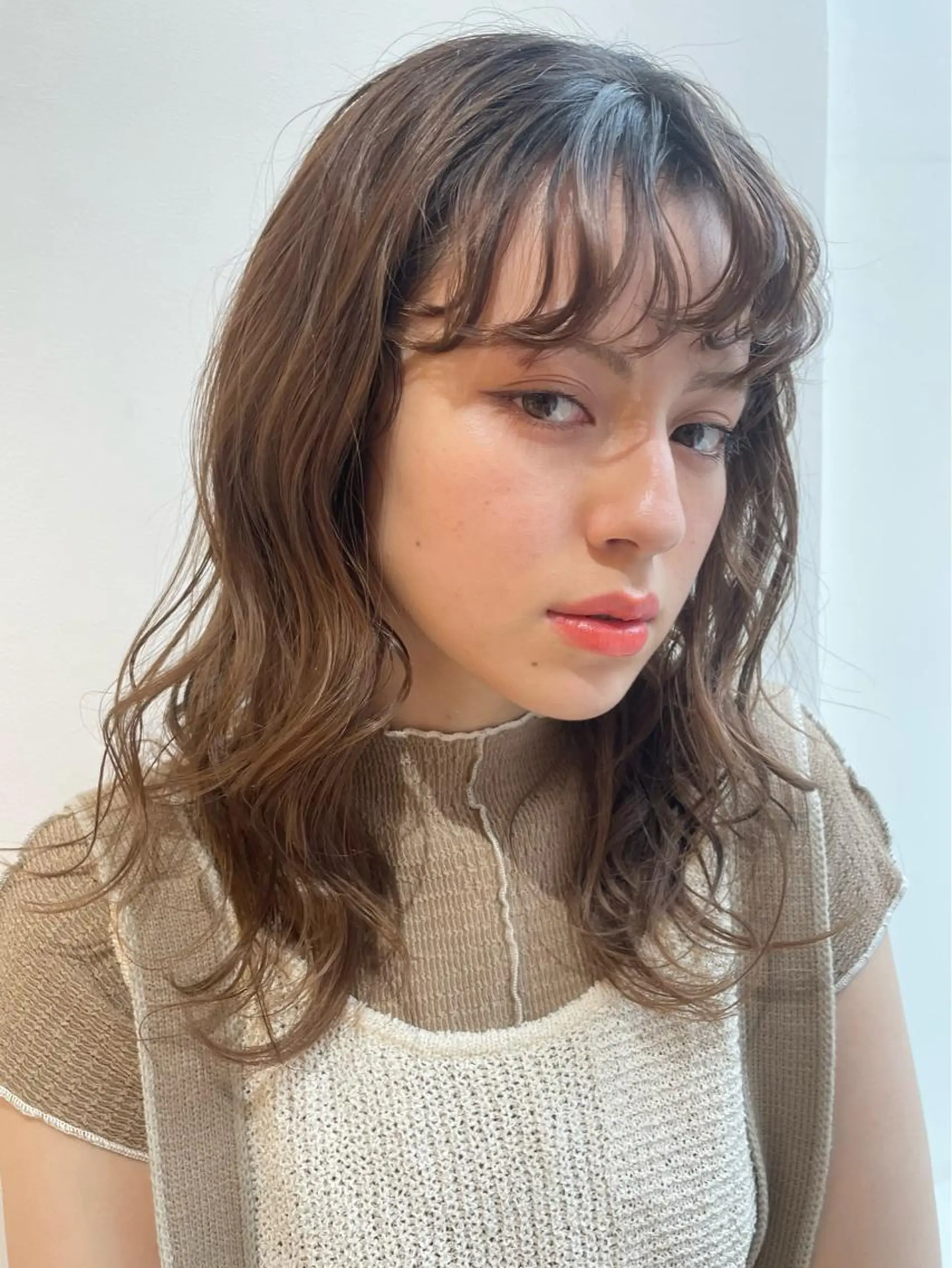 ミディアム カラー ブラウンカラー カット ヘアカラー トリートメント 🦖鶴岡香純🦖 産休中のヘアスタイル