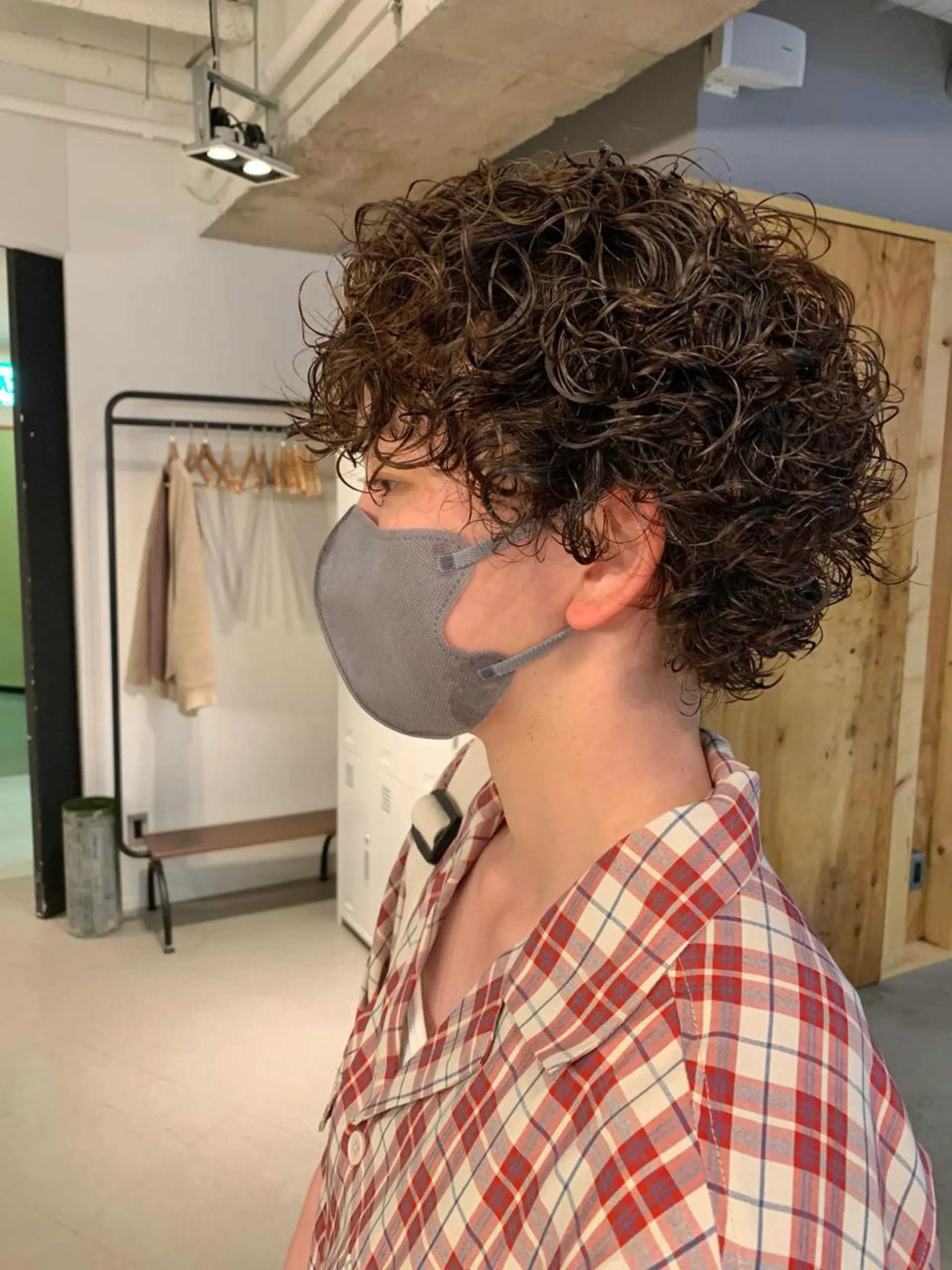 ショート パーマ プードルパーマ tension 【テンション】のヘアスタイル