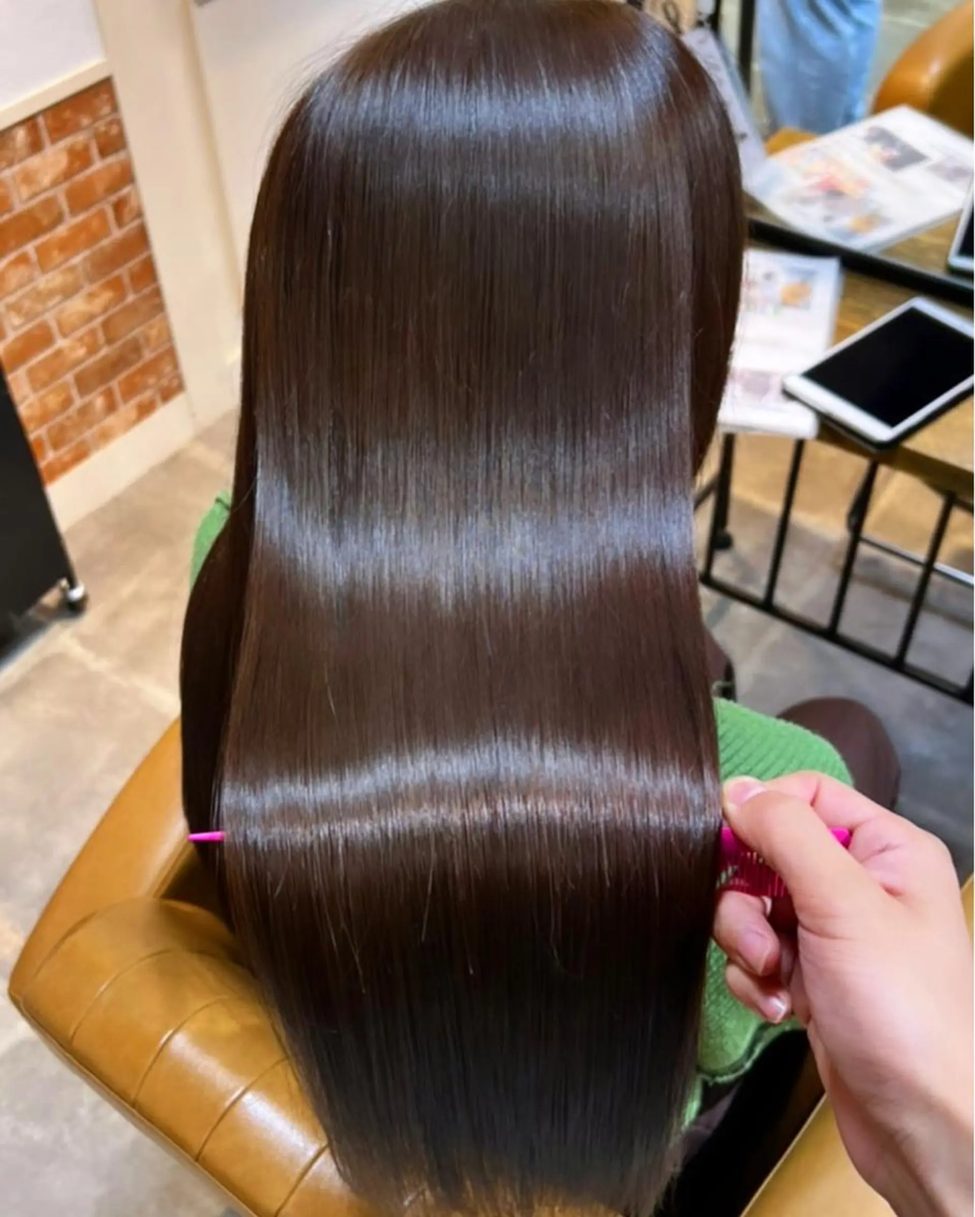 セミロング トリートメント 髪質改善サロンR’eel銀座所属・🌹圧倒的な縮毛矯正 🌹篠崎祥吾のヘアスタイル