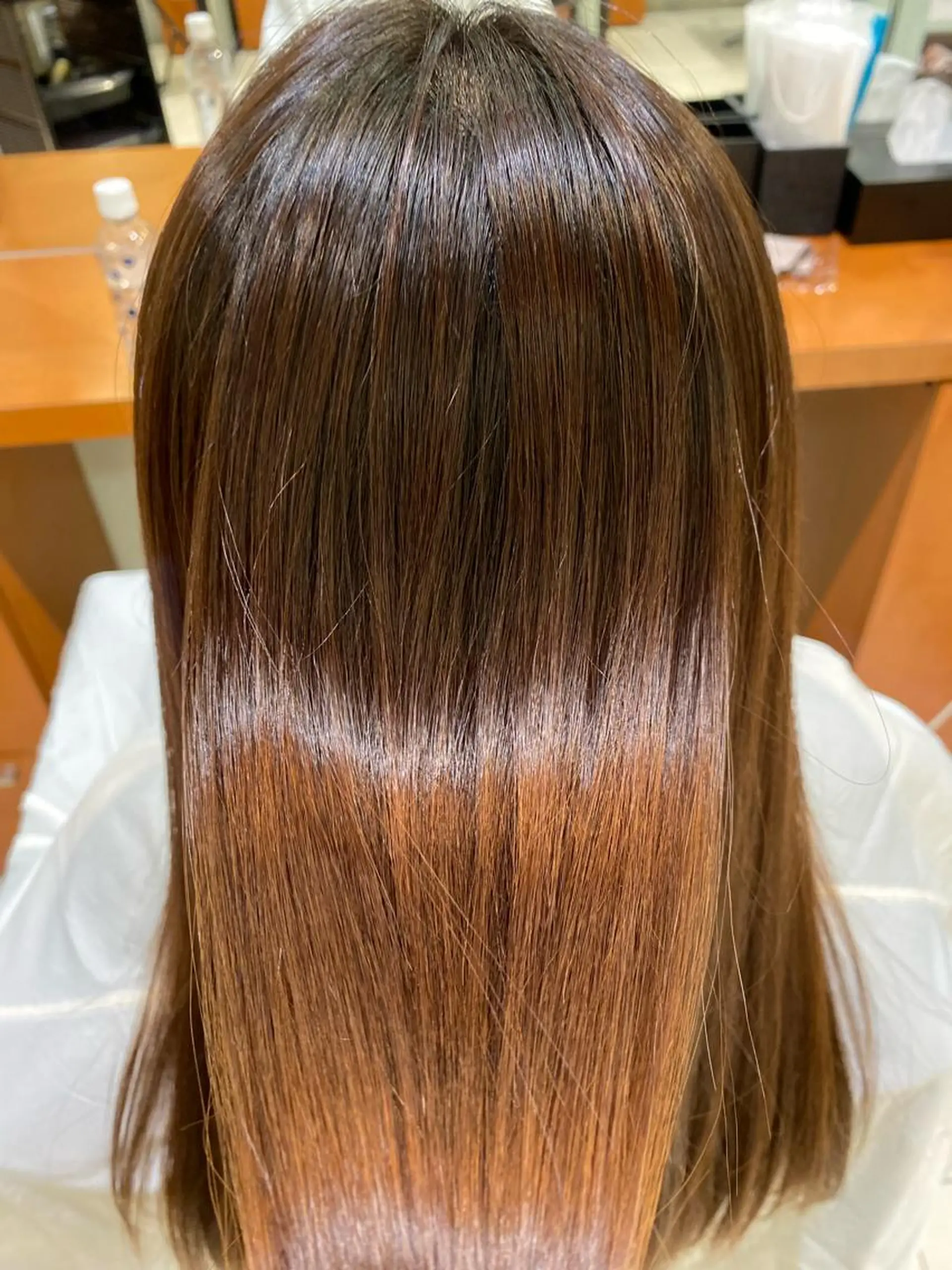 セミロング REEED 豊洲所属・たき えりかのヘアスタイル