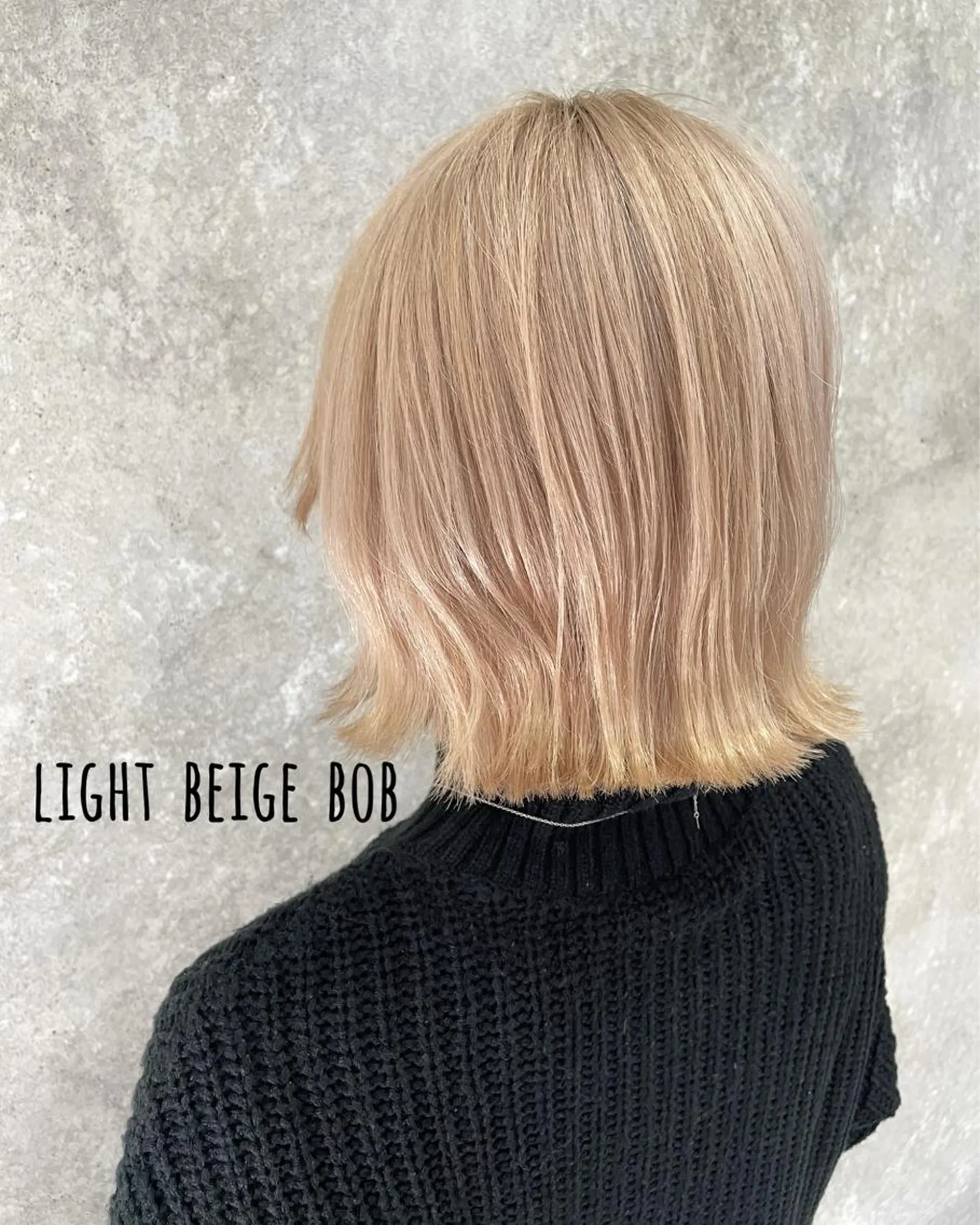 ショート カラー ベージュカラー ハイトーンカラー ボブ ショートヘア ヘアカラー トリートメント Nino(ニーノ)所属・にしき さんのヘアスタイル