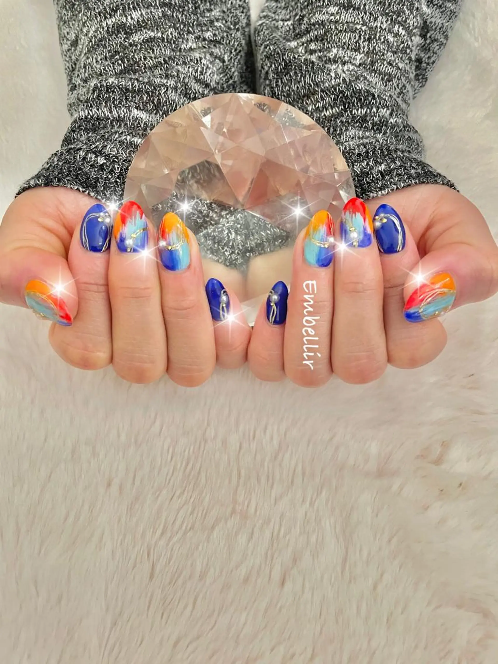 ネイル アートネイル 夏ネイル EMILUCA 北河希のエステ・リラクイメージ