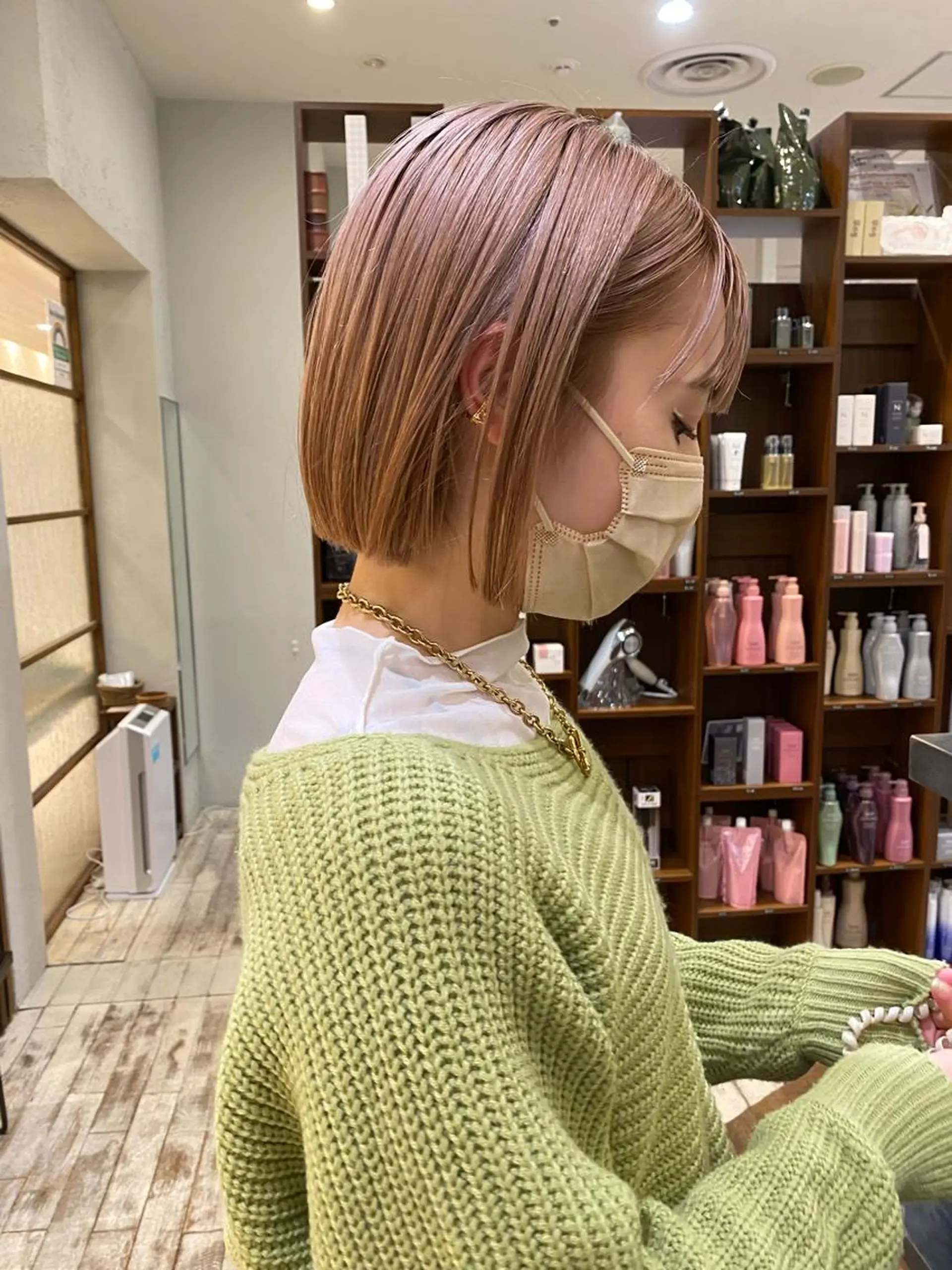 ショート ボブ 栗原 瑞稀のヘアスタイル